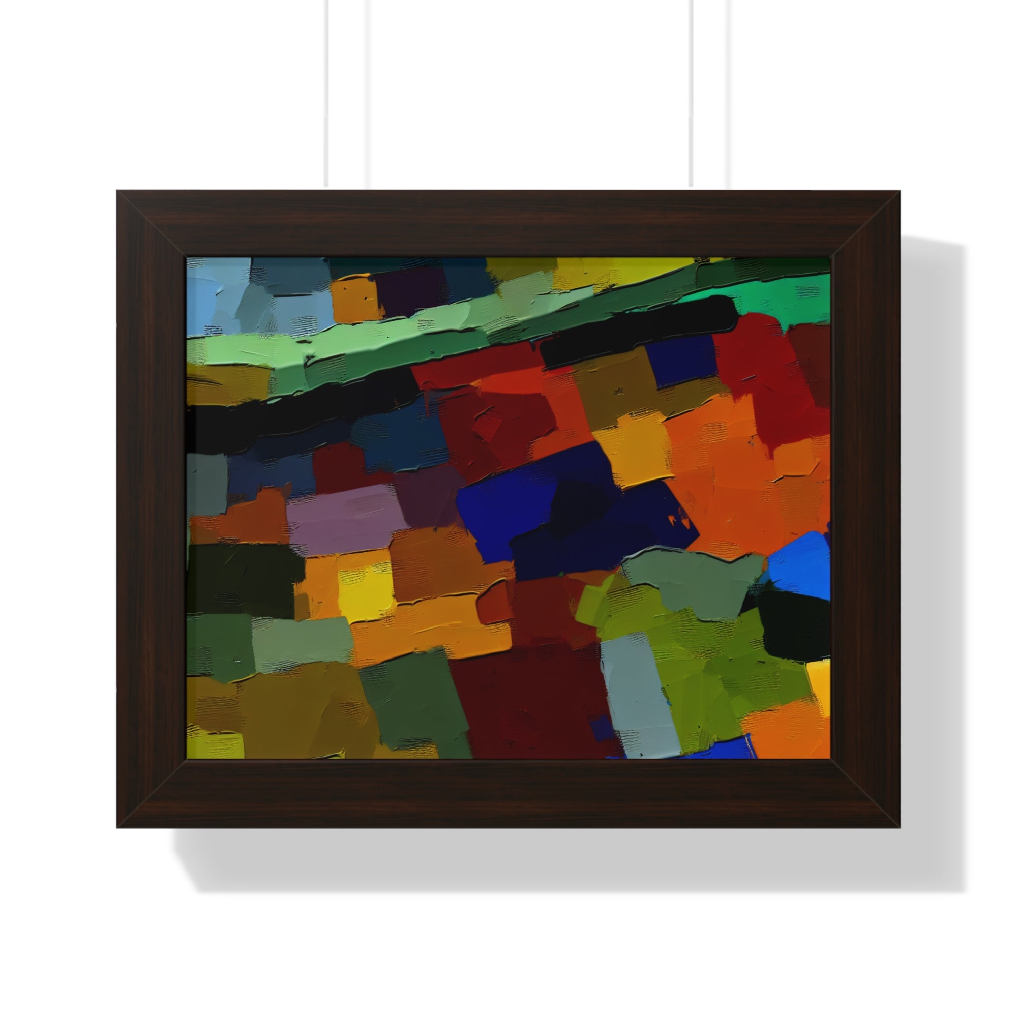 Chromatic Drift and Depth | Framed Print