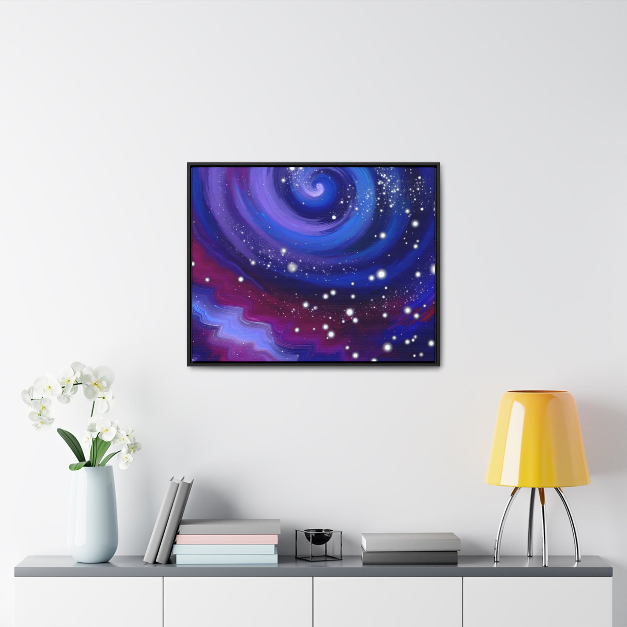 Celestial Whirlwind Dreams | Framed Canvas