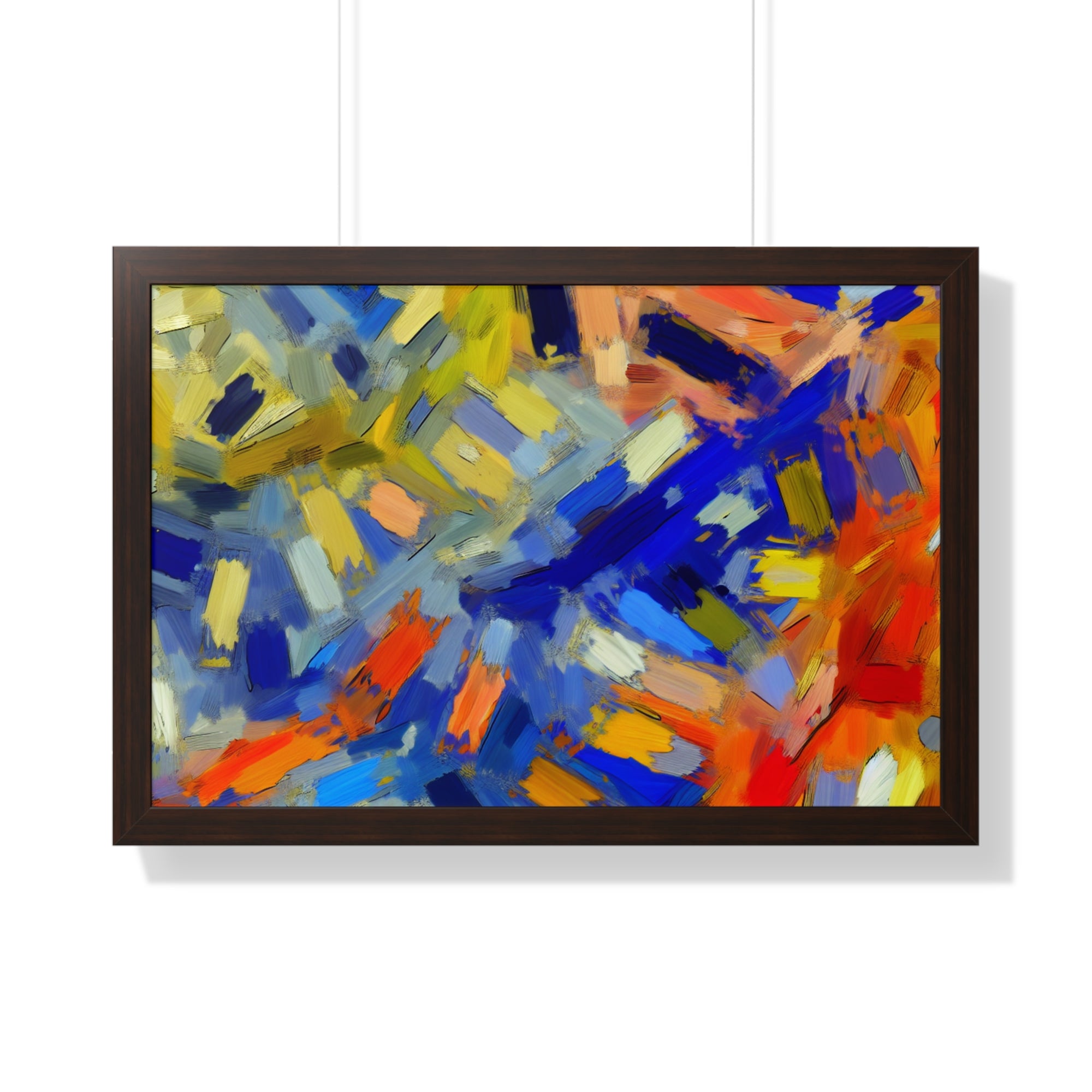 Chromatic Dance of Emotion | Framed Print