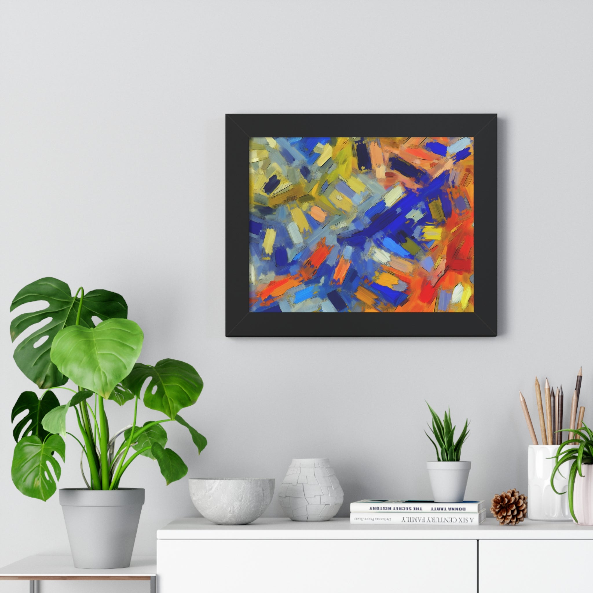 Chromatic Dance of Emotion | Framed Print