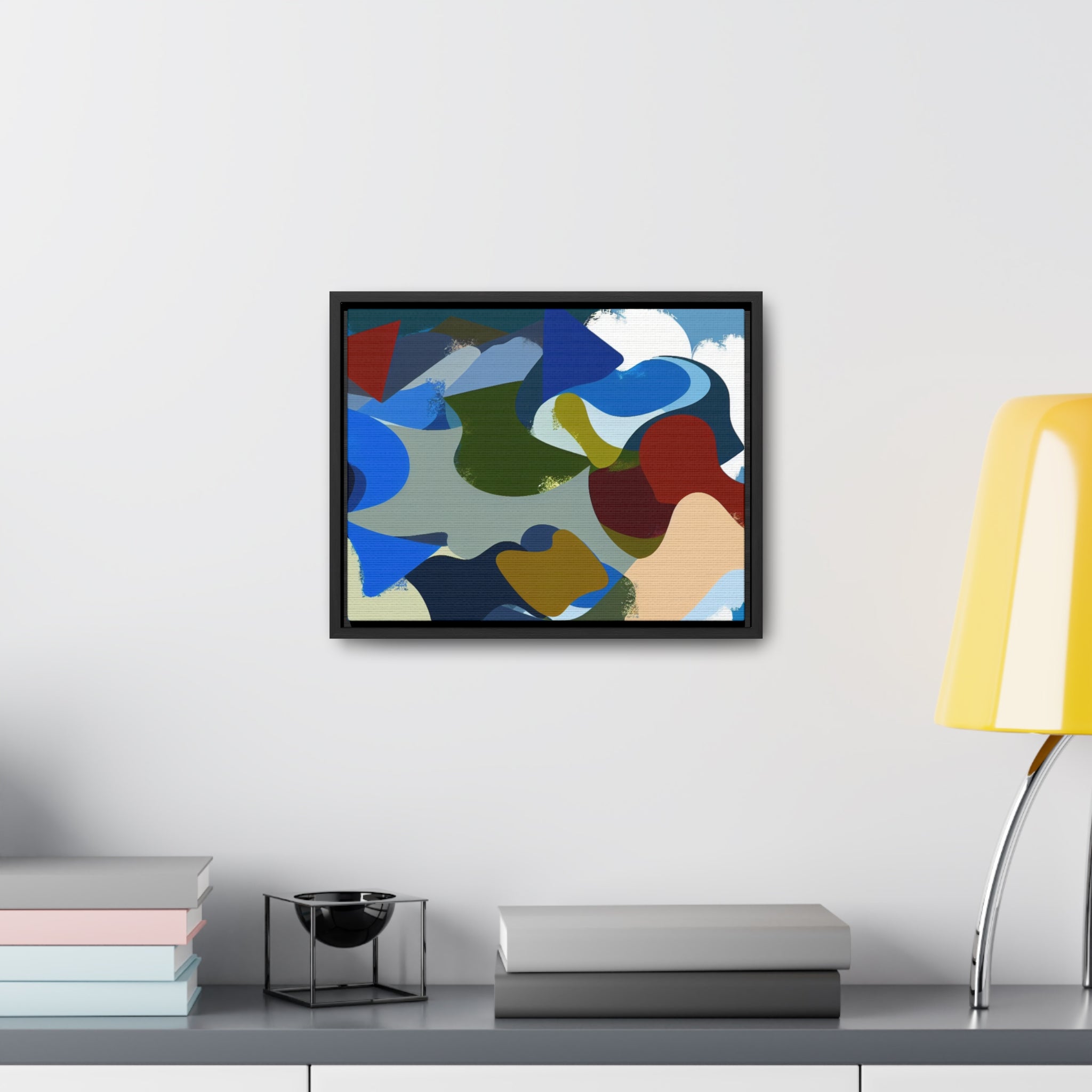 Elysian Echoes of Earth | Framed Canvas