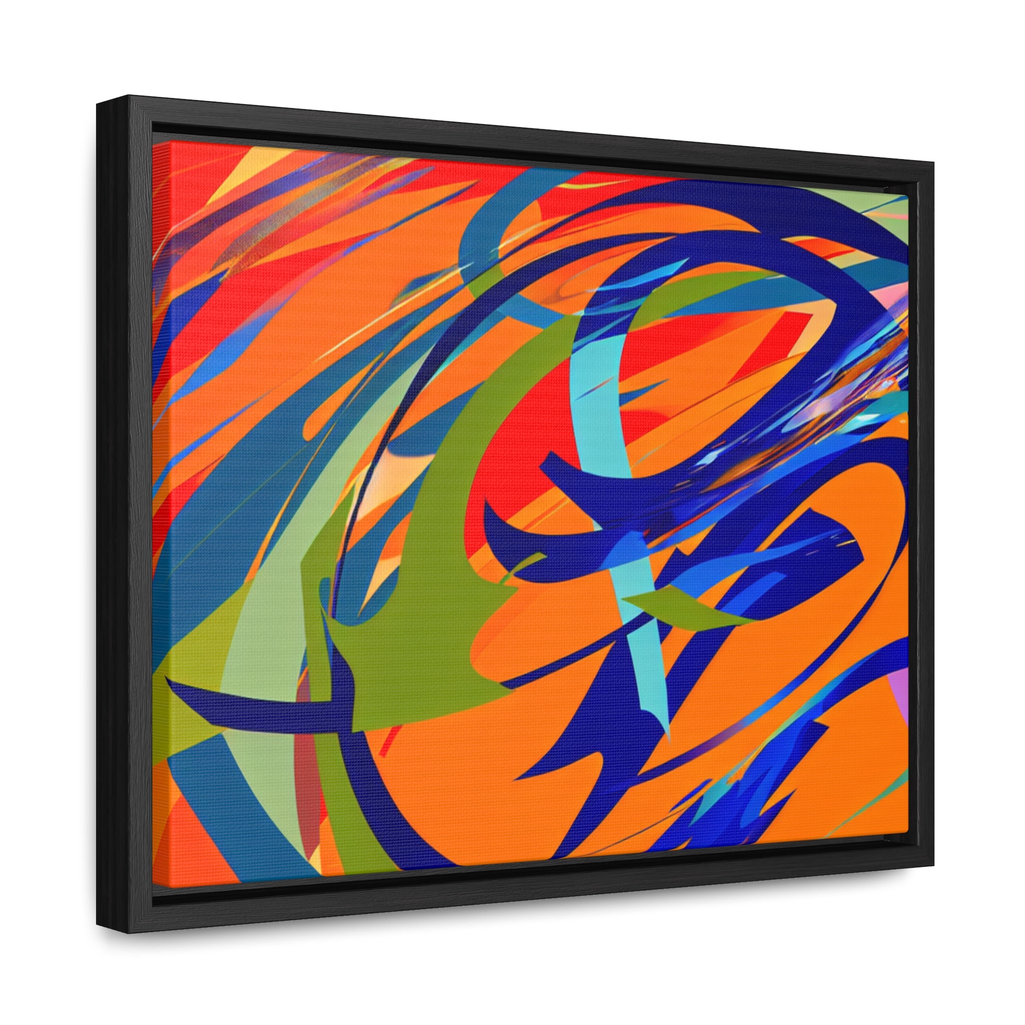 Chromatic Reverie and Motion | Framed Canvas