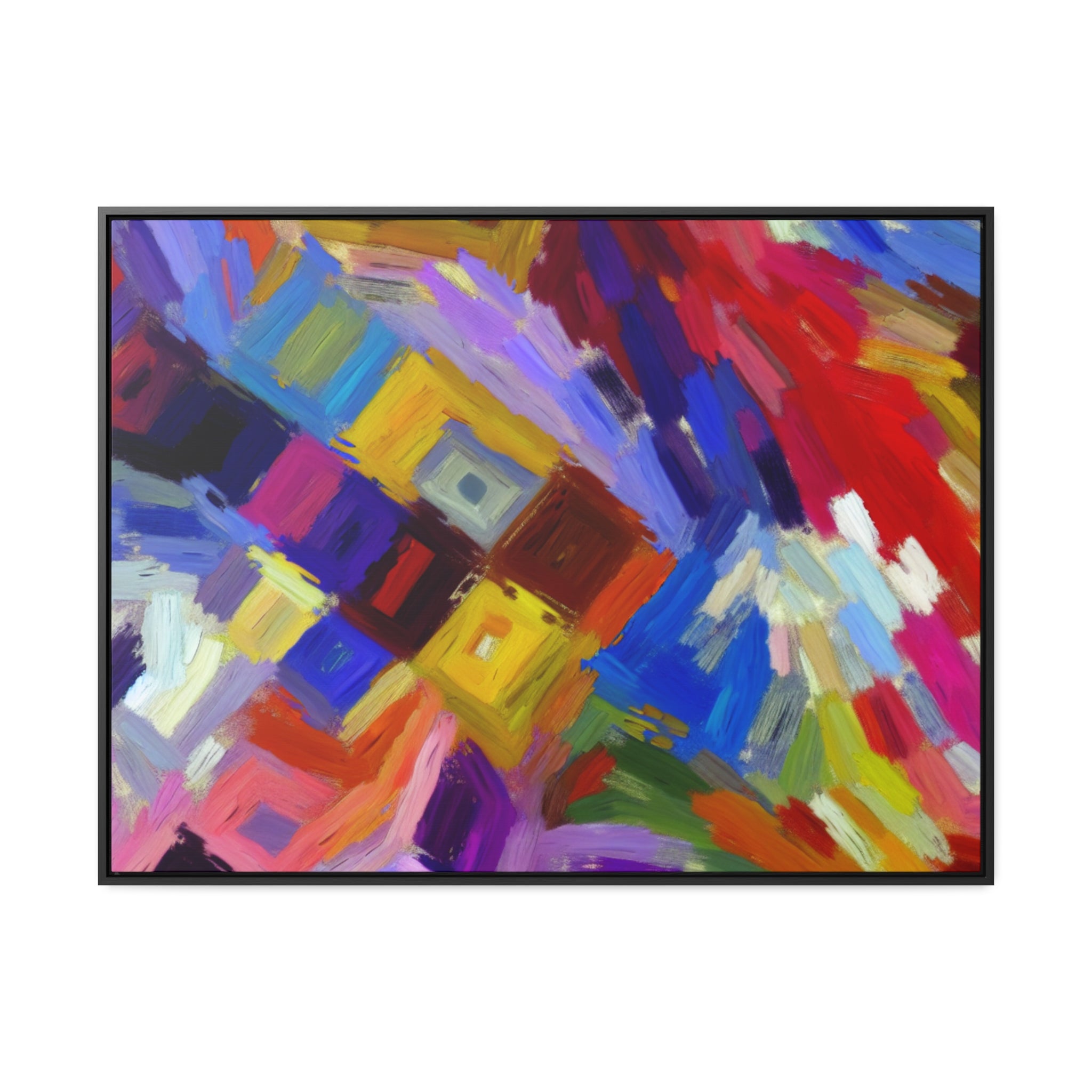 Chromatic Serenade | Framed Canvas