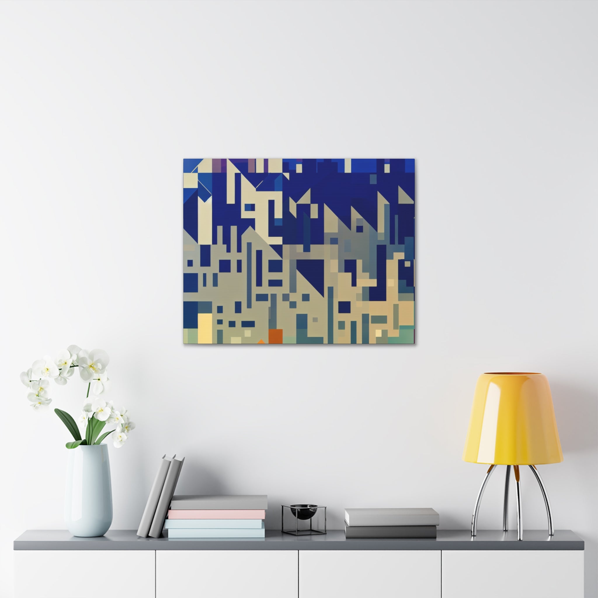 Urban Echoes and Silhouettes | Canvas