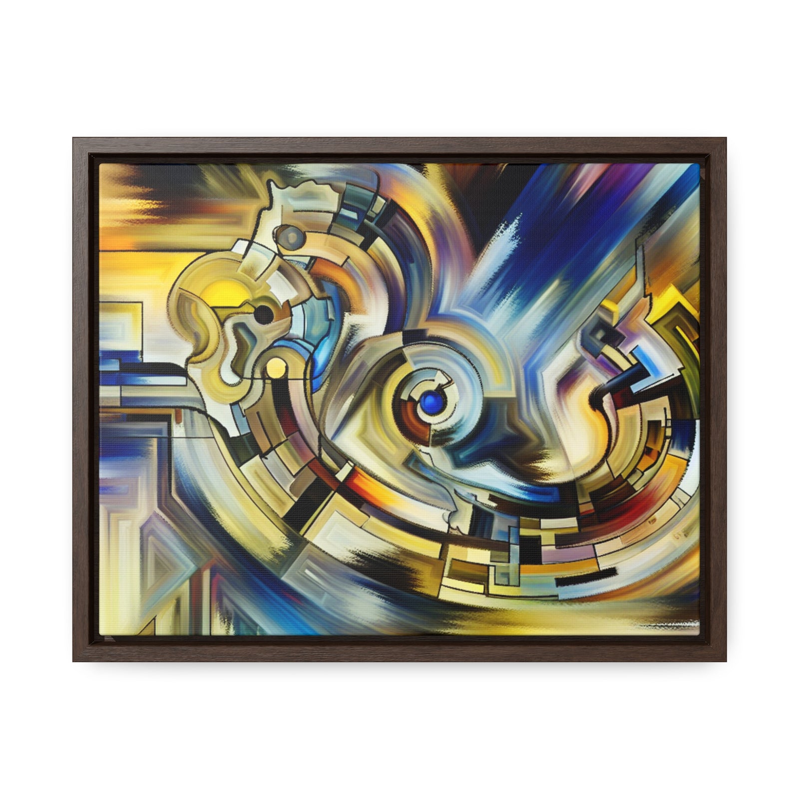 Kinetic Symphony of Chaos | Framed Canvas