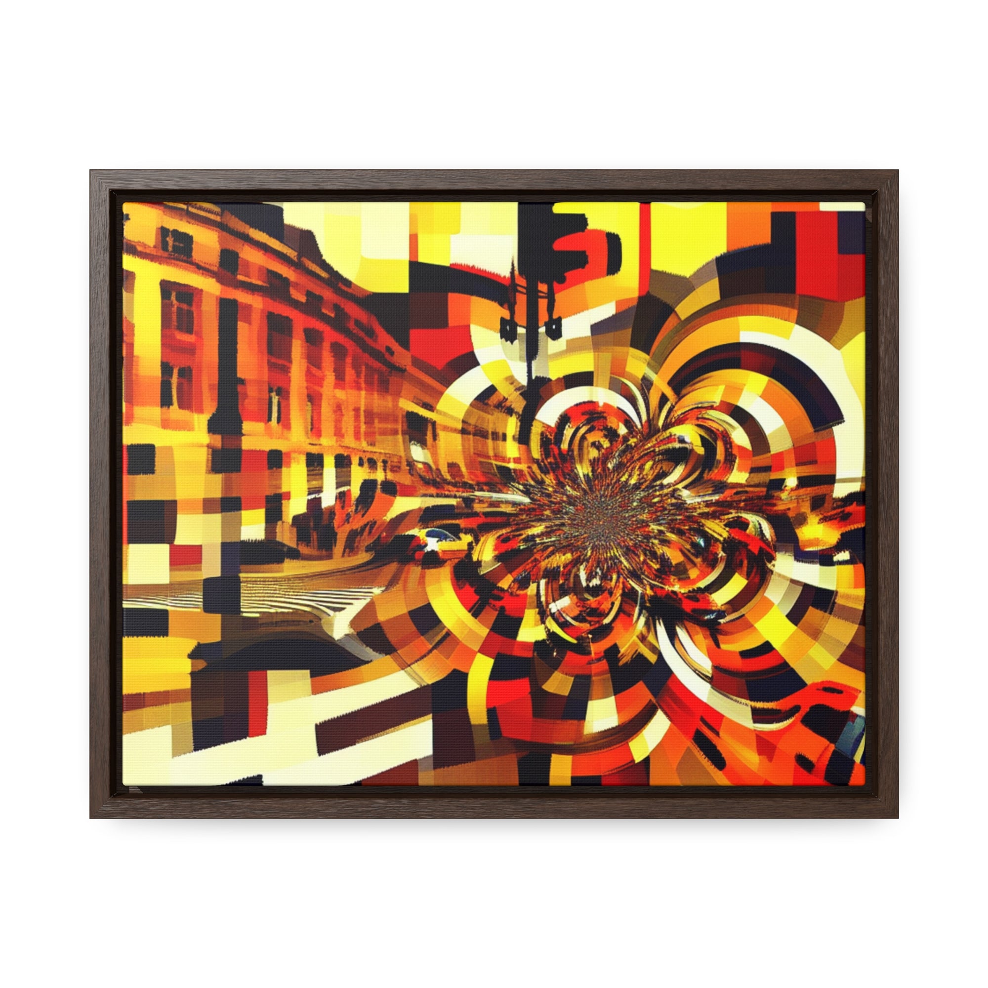 Urban Rhythm and Pulse | Framed Canvas