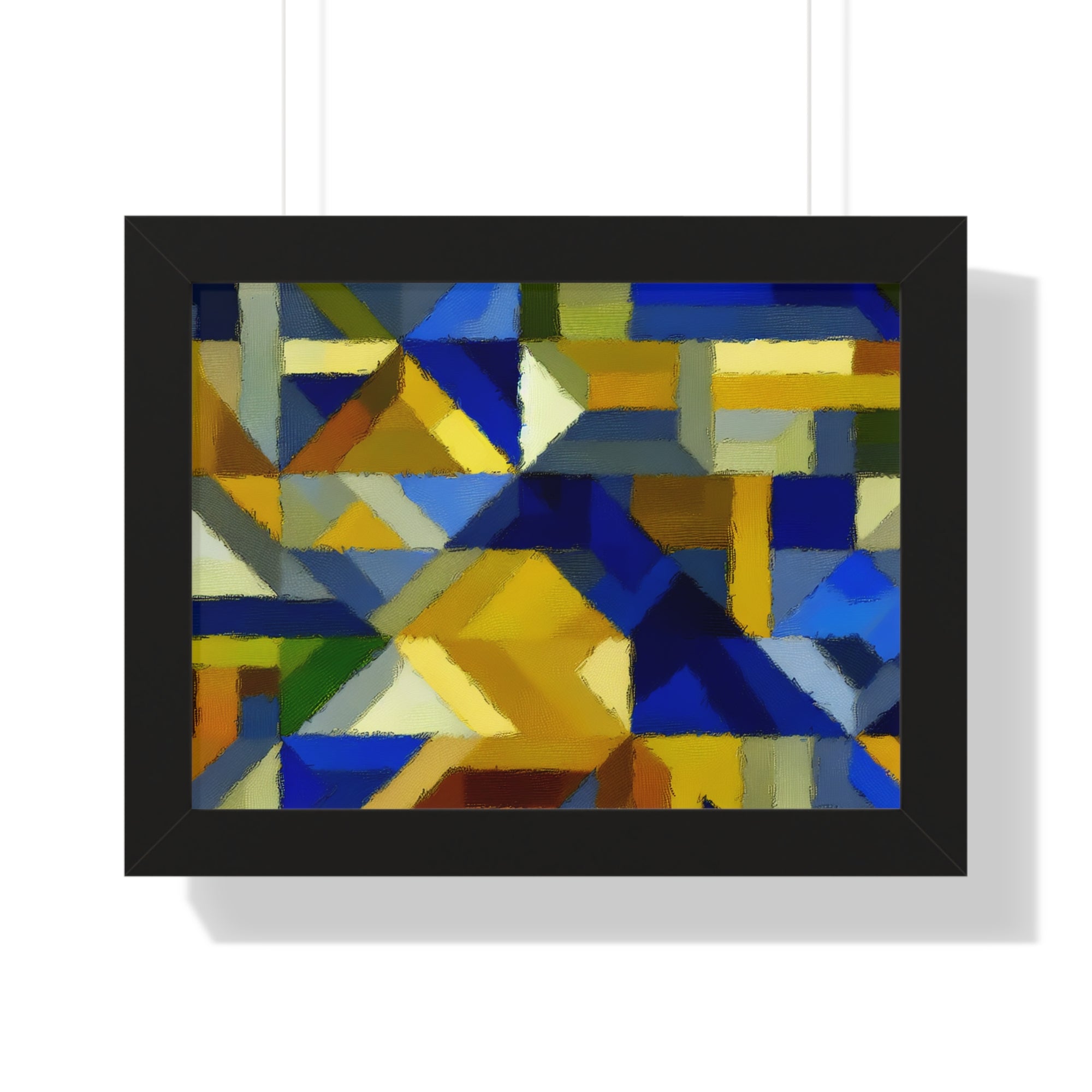 Fractured Vibrance and Motion | Framed Print