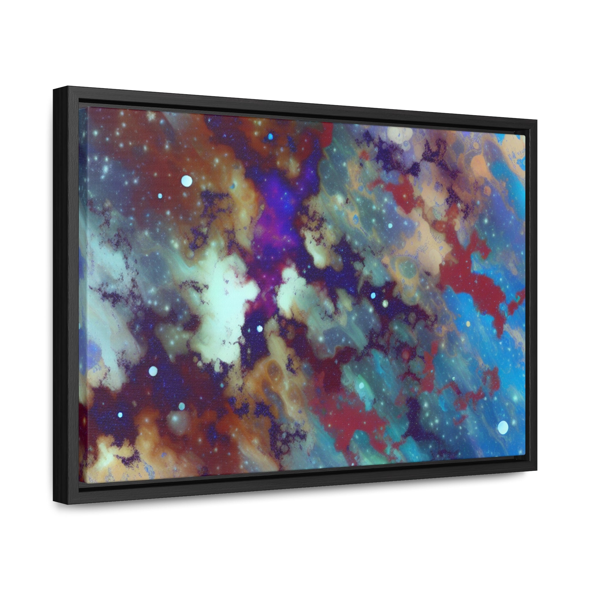 Stellar Whispers and Cosmic Dreams | Framed Canvas