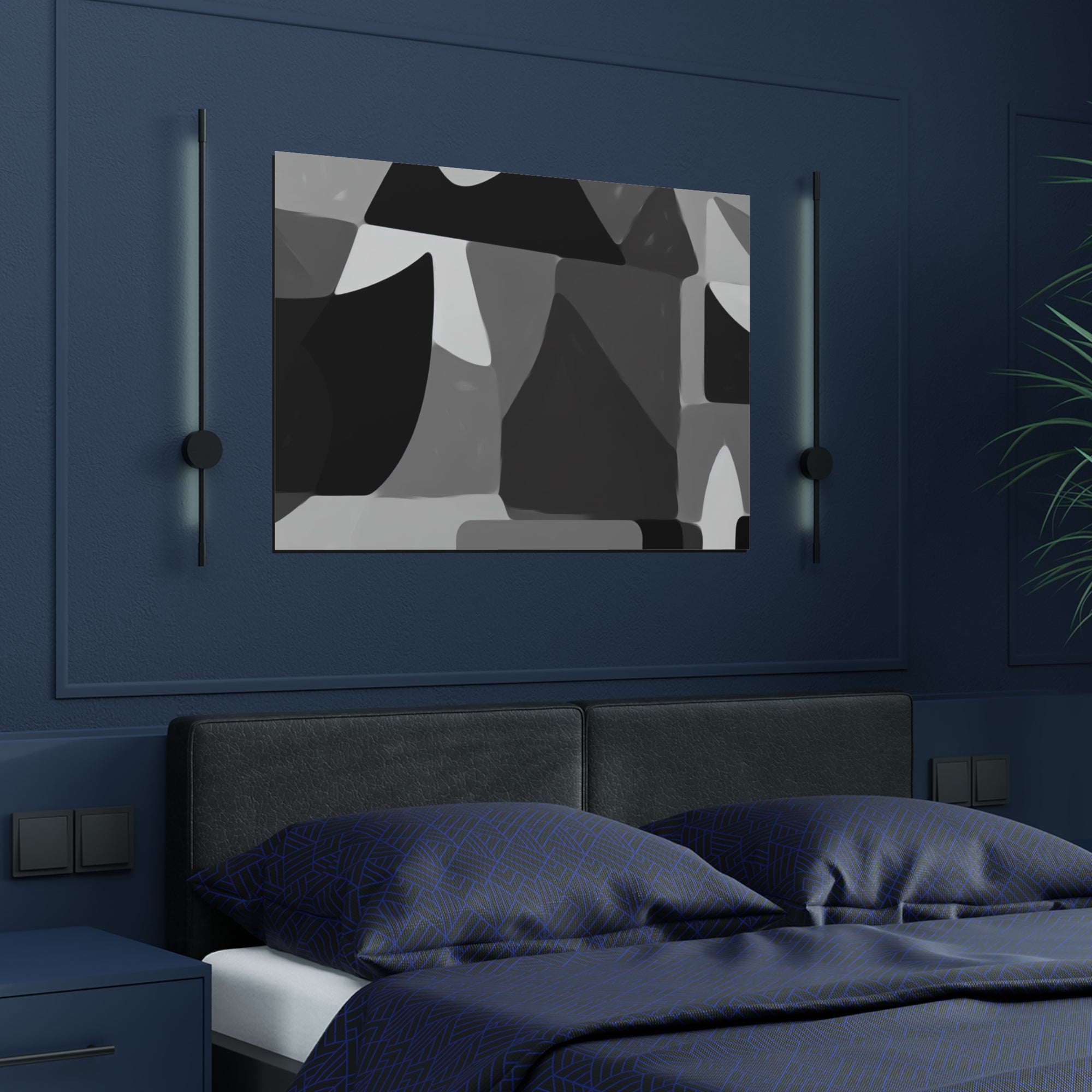 Shadows and Silhouettes | Satin Print