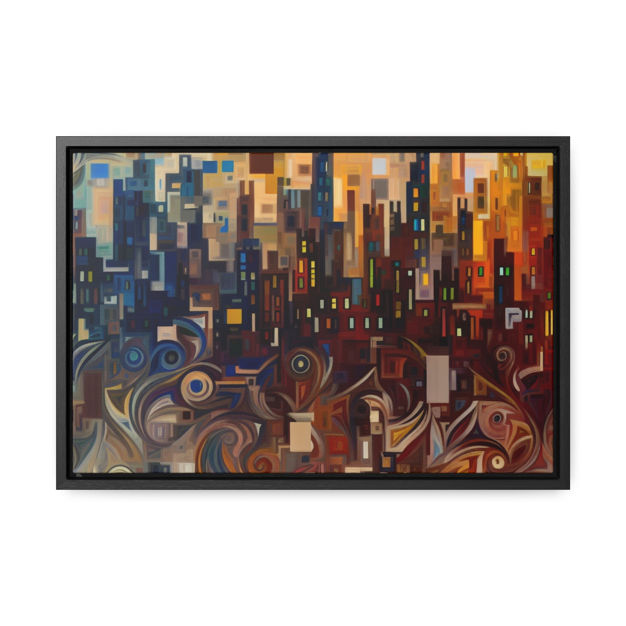 Metropolitan Rhythm | Framed Canvas