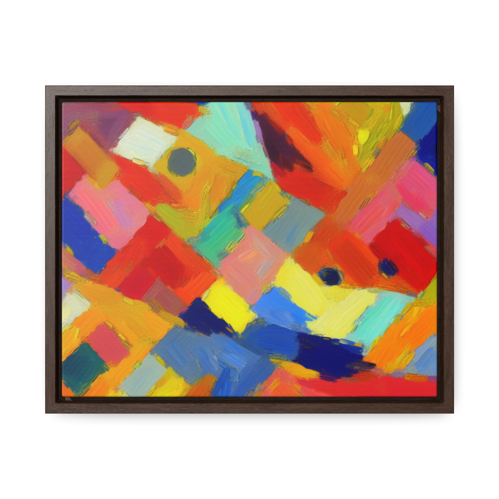 Dynamic Harmony in Color | Framed Canvas