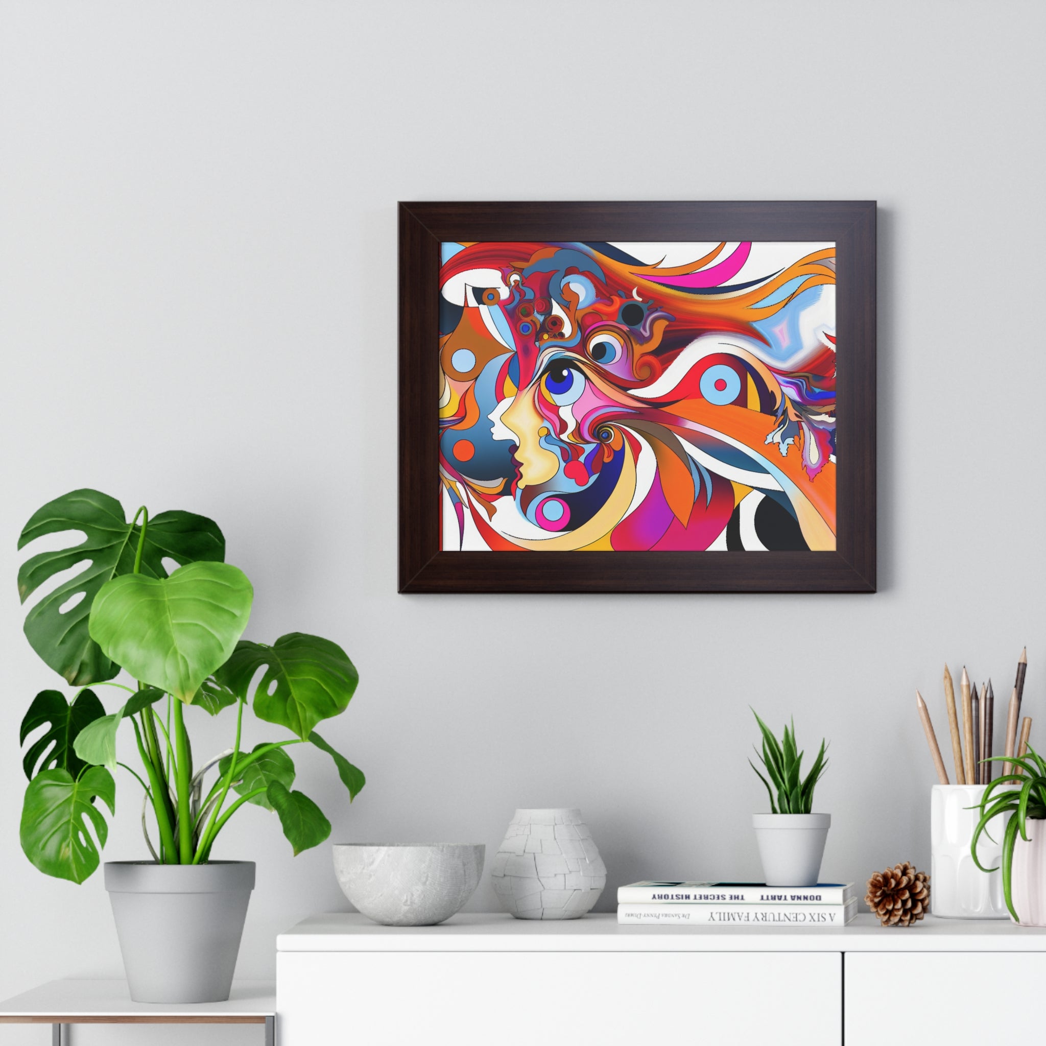 Chroma Dreamscape Fusion | Framed Print