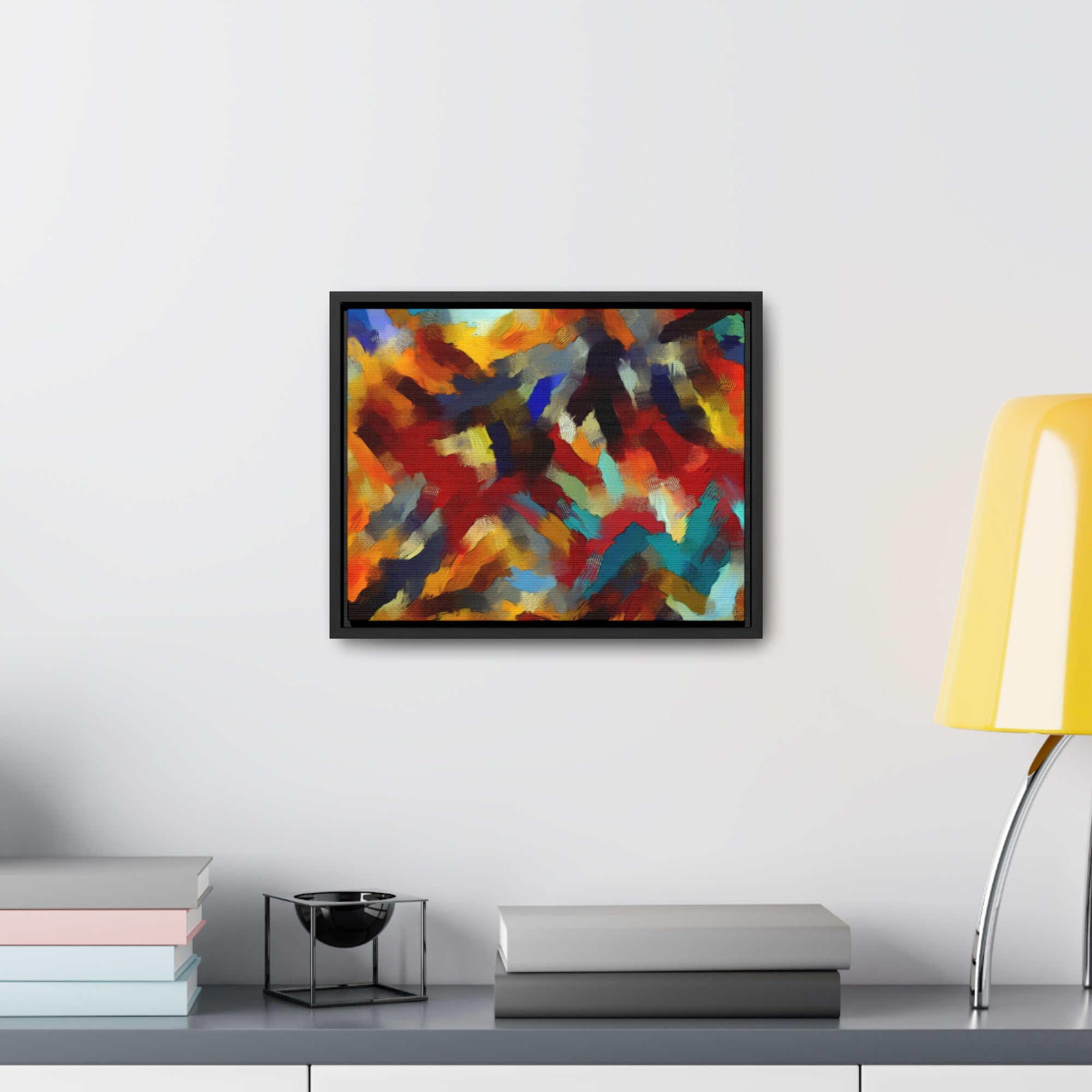 Euphoria in Chaos | Framed Canvas