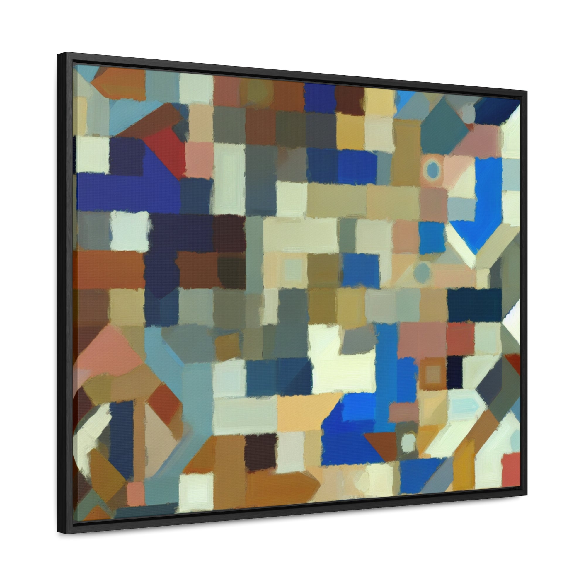 Fractured Symphony of Color | Framed Canvas