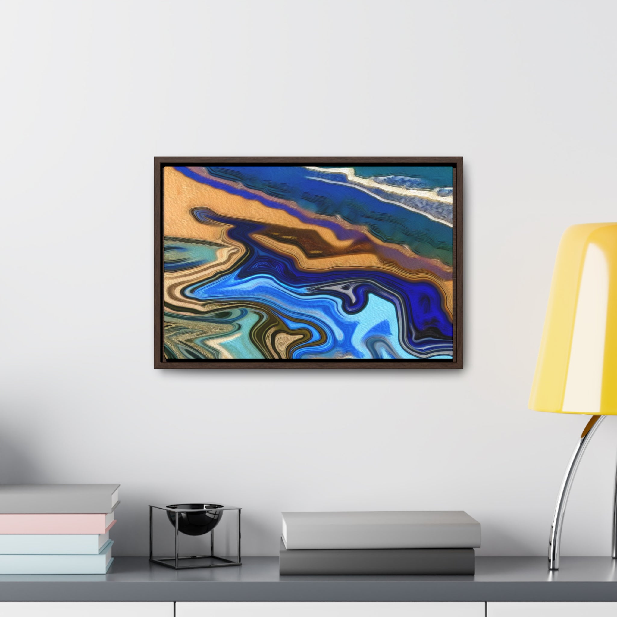 Tidal Whisperings | Framed Canvas