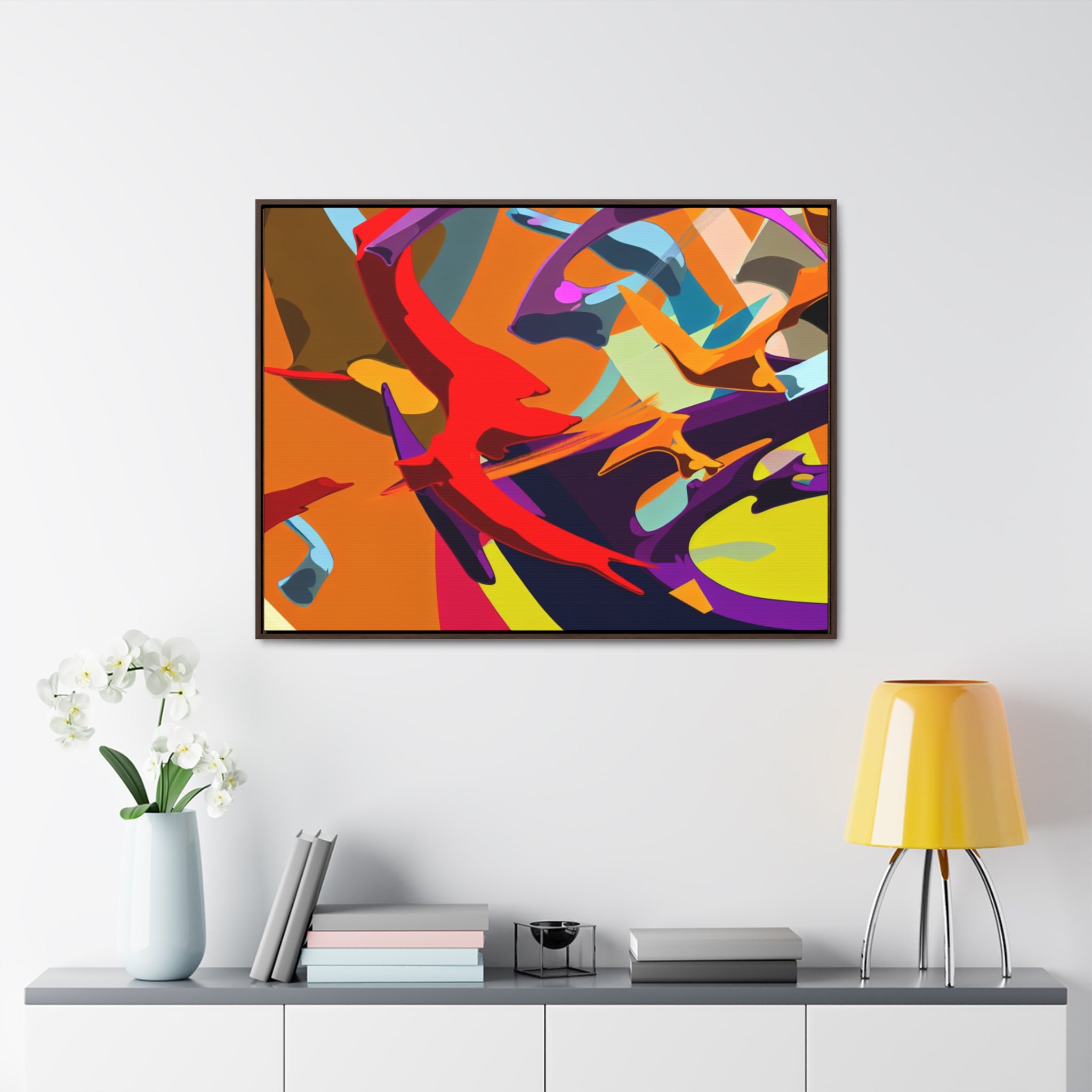 Elysium Dreams and Colors | Framed Canvas