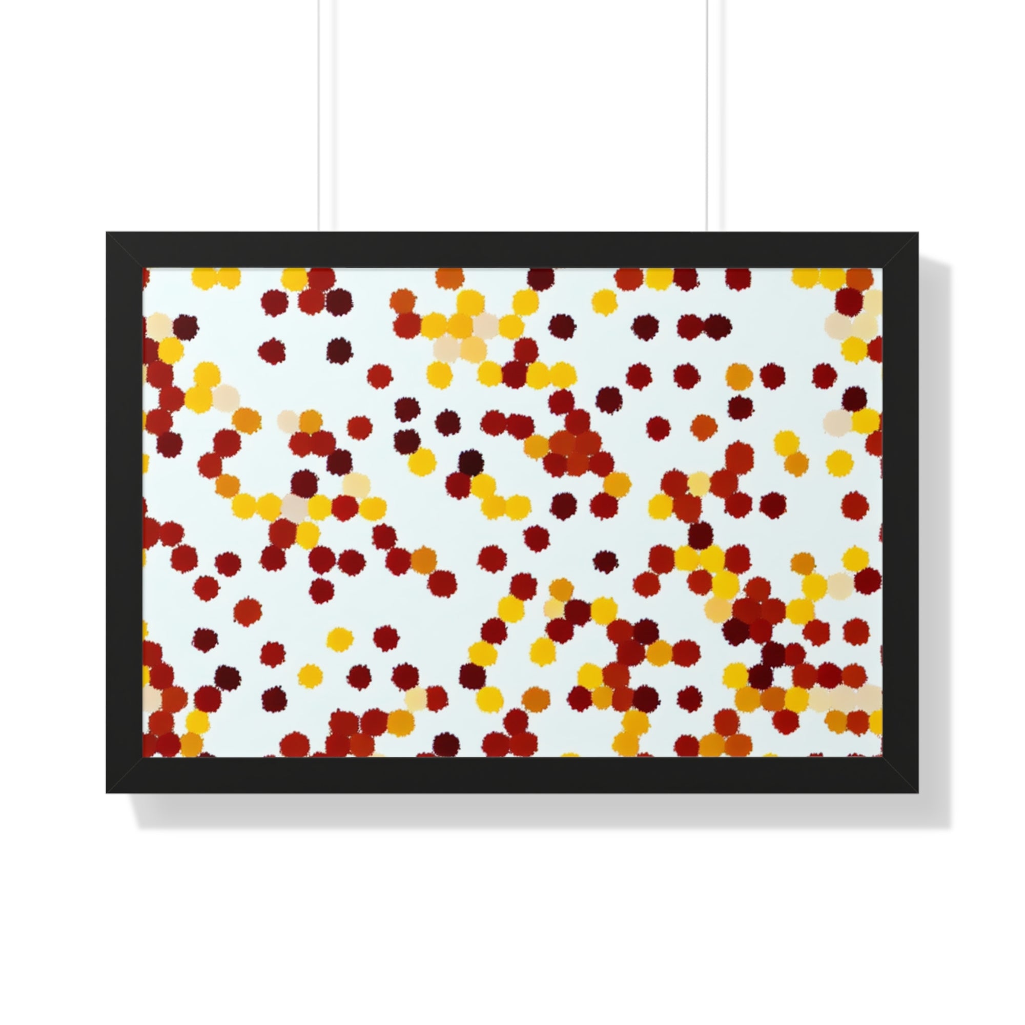 Ebullient Dots of Harmony | Framed Print