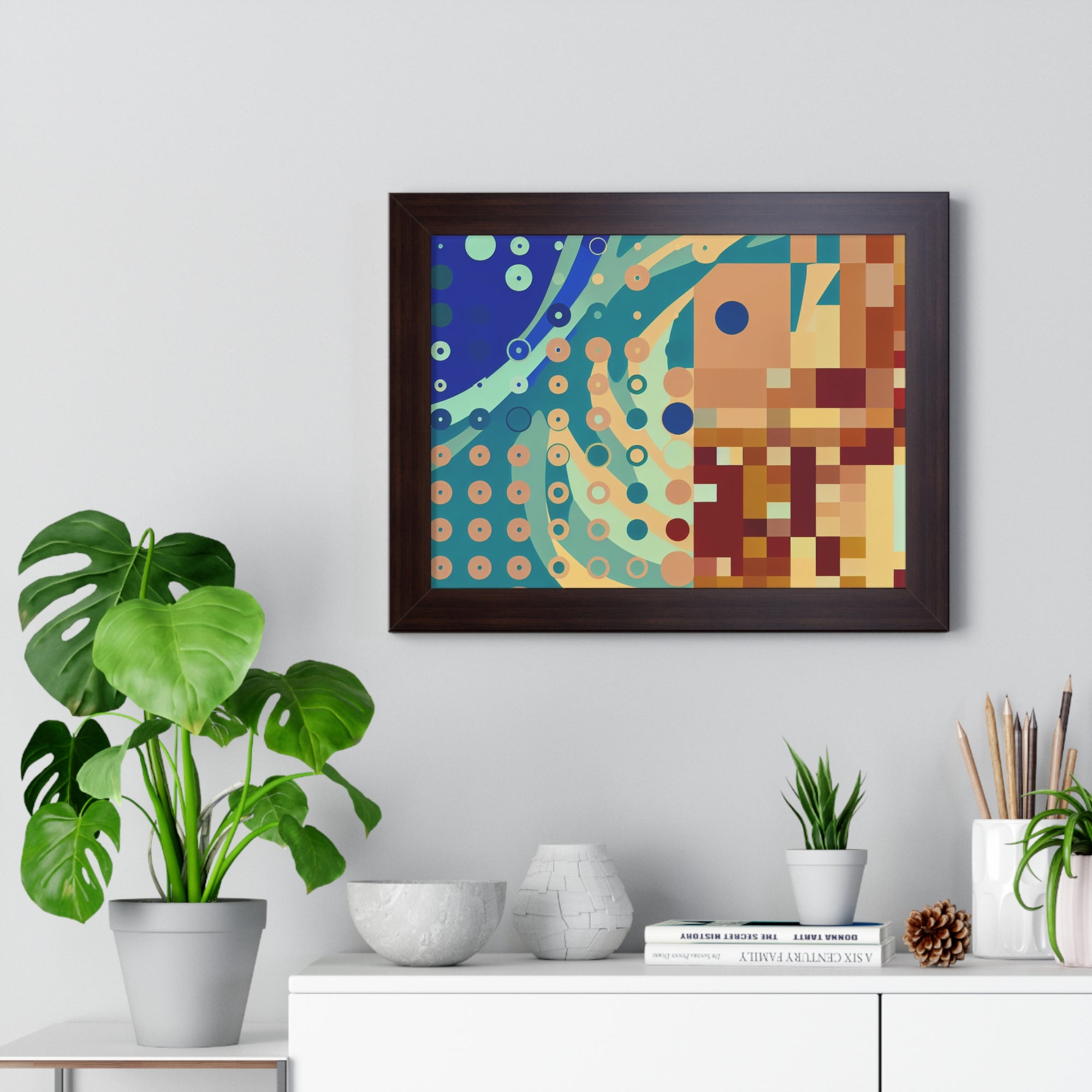 Whirlwind of Colors | Framed Print