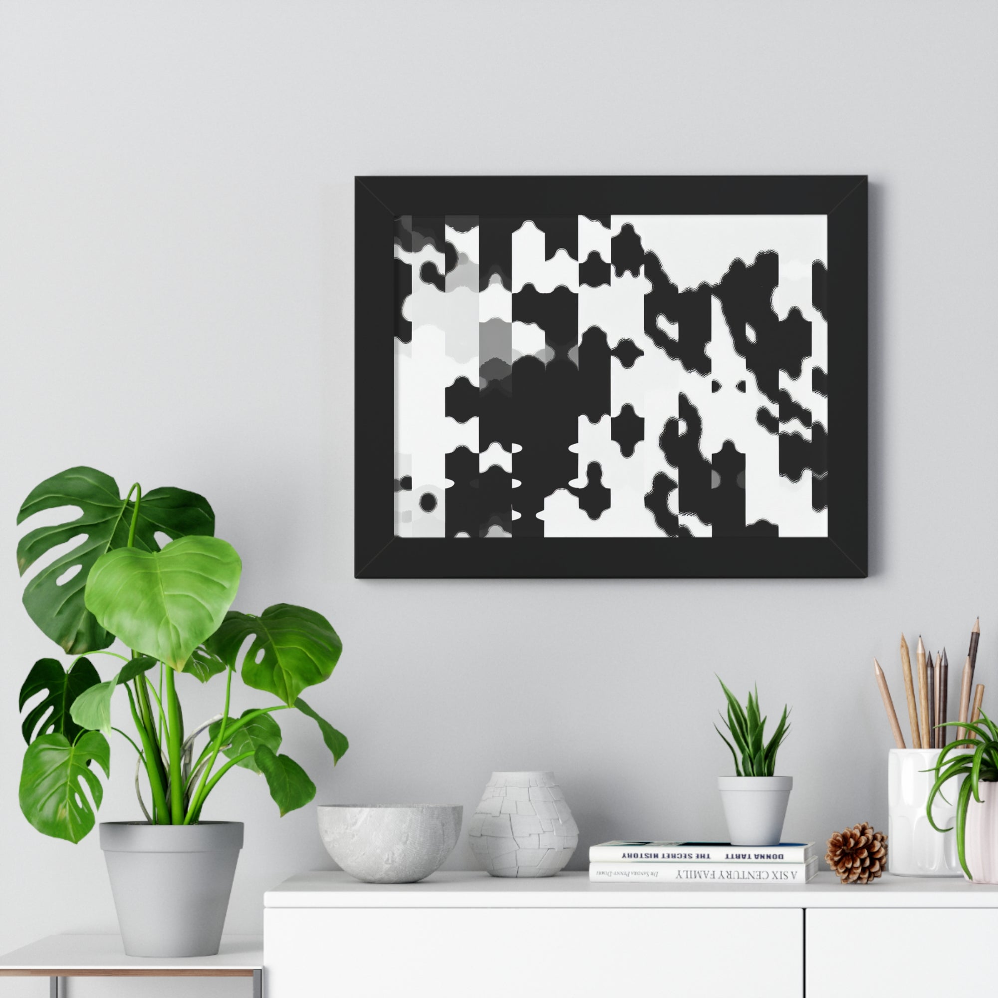 Tension in Monochrome | Framed Print