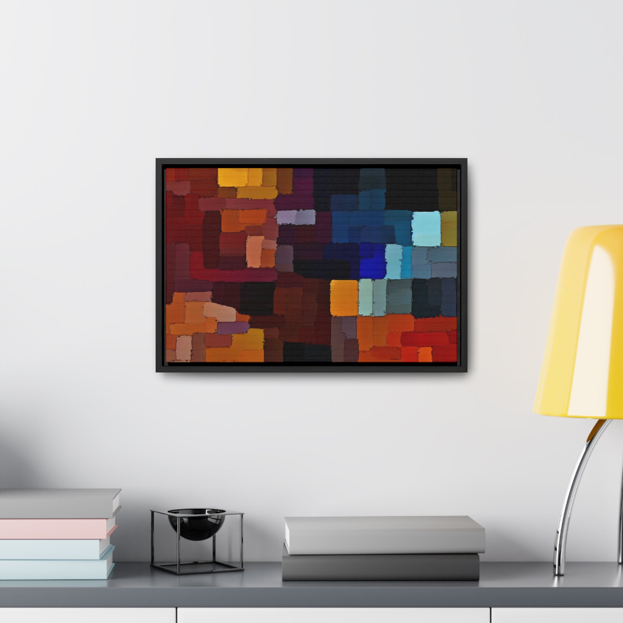 Kaleidoscope and Echoes | Framed Canvas