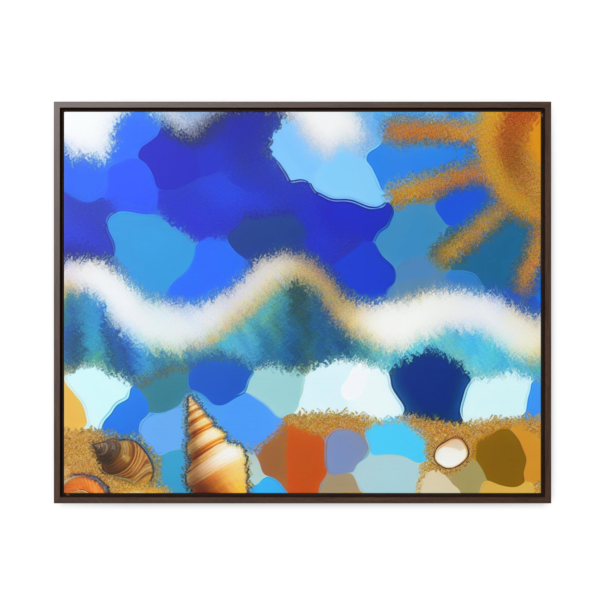 Tidal Dreams and Sunlight | Framed Canvas