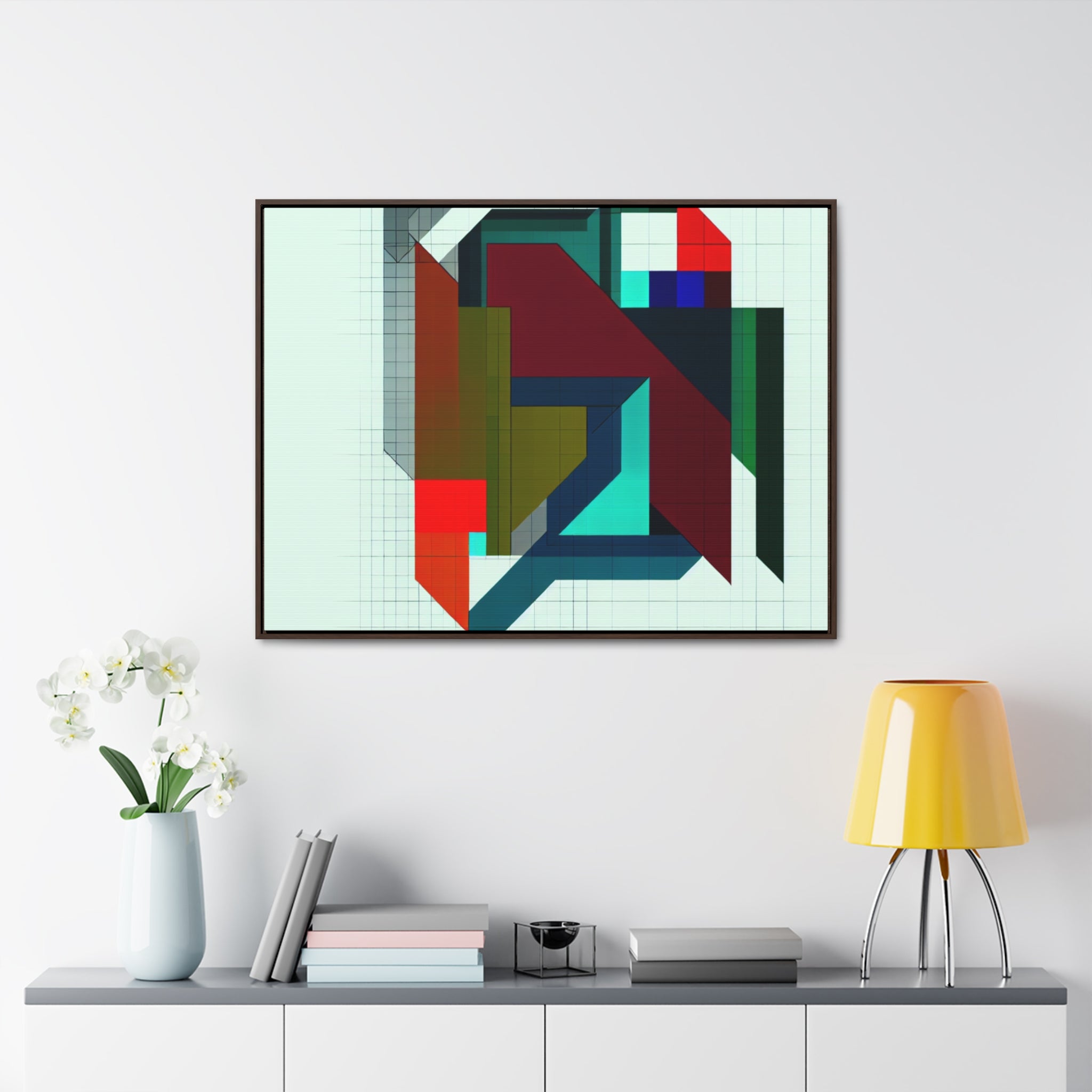 Fractured Harmony and Motion | Framed Canvas