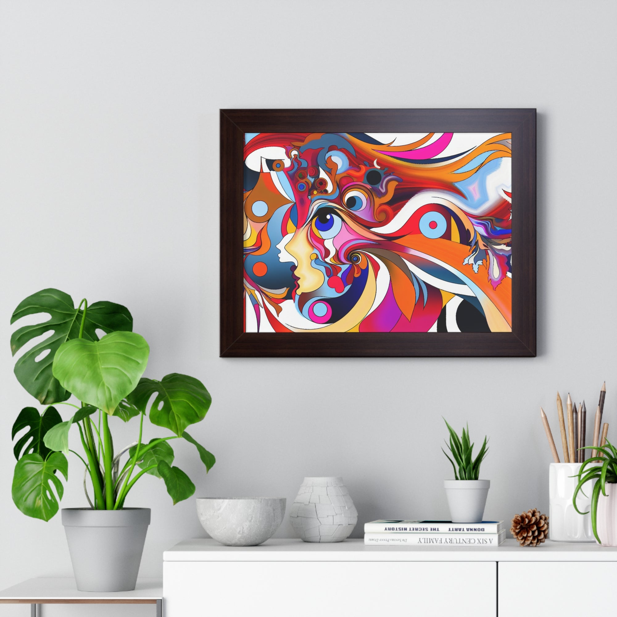 Chroma Dreamscape Fusion | Framed Print