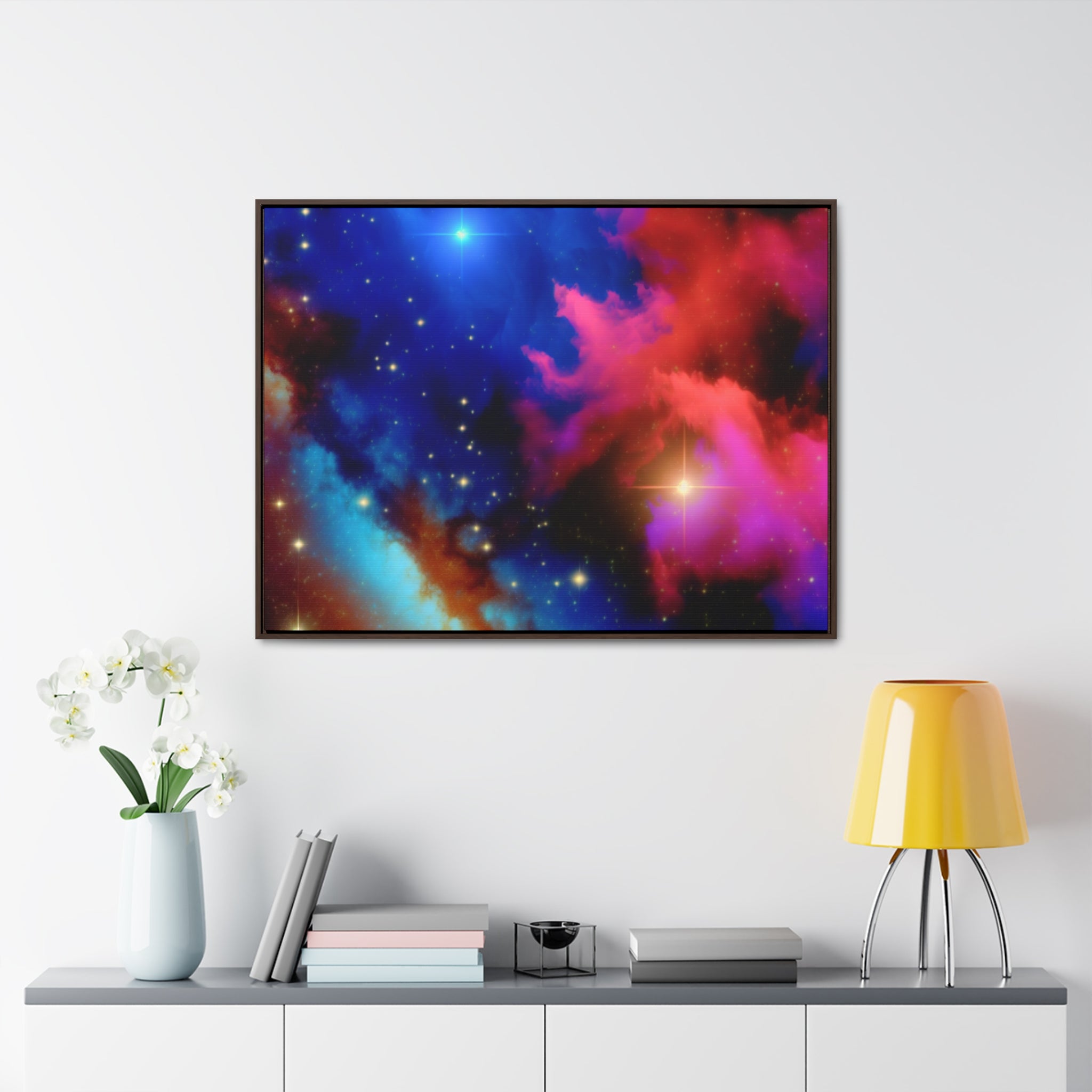 Celestial Whirl and Daze | Framed Canvas