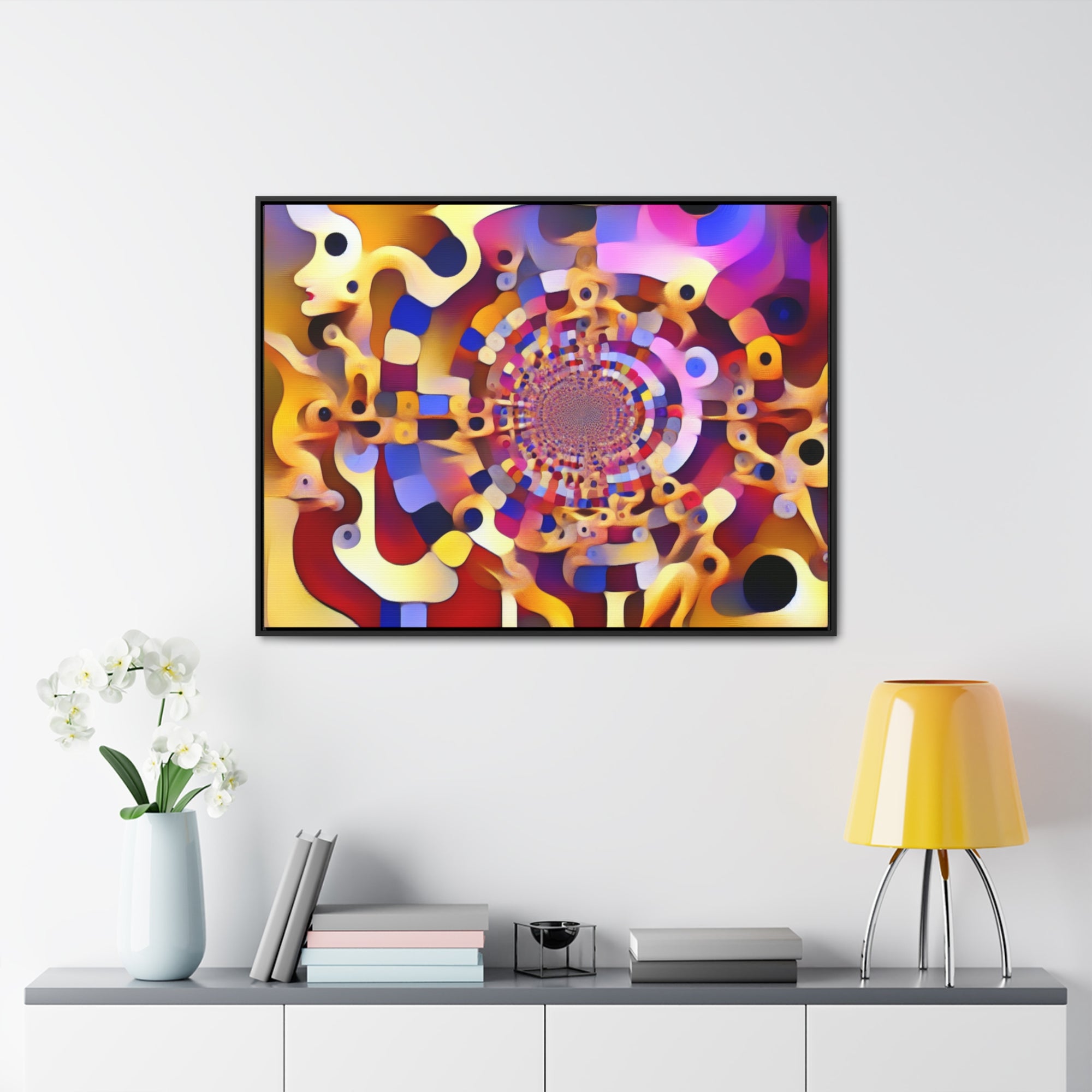 Whispers of Color Dreams | Framed Canvas