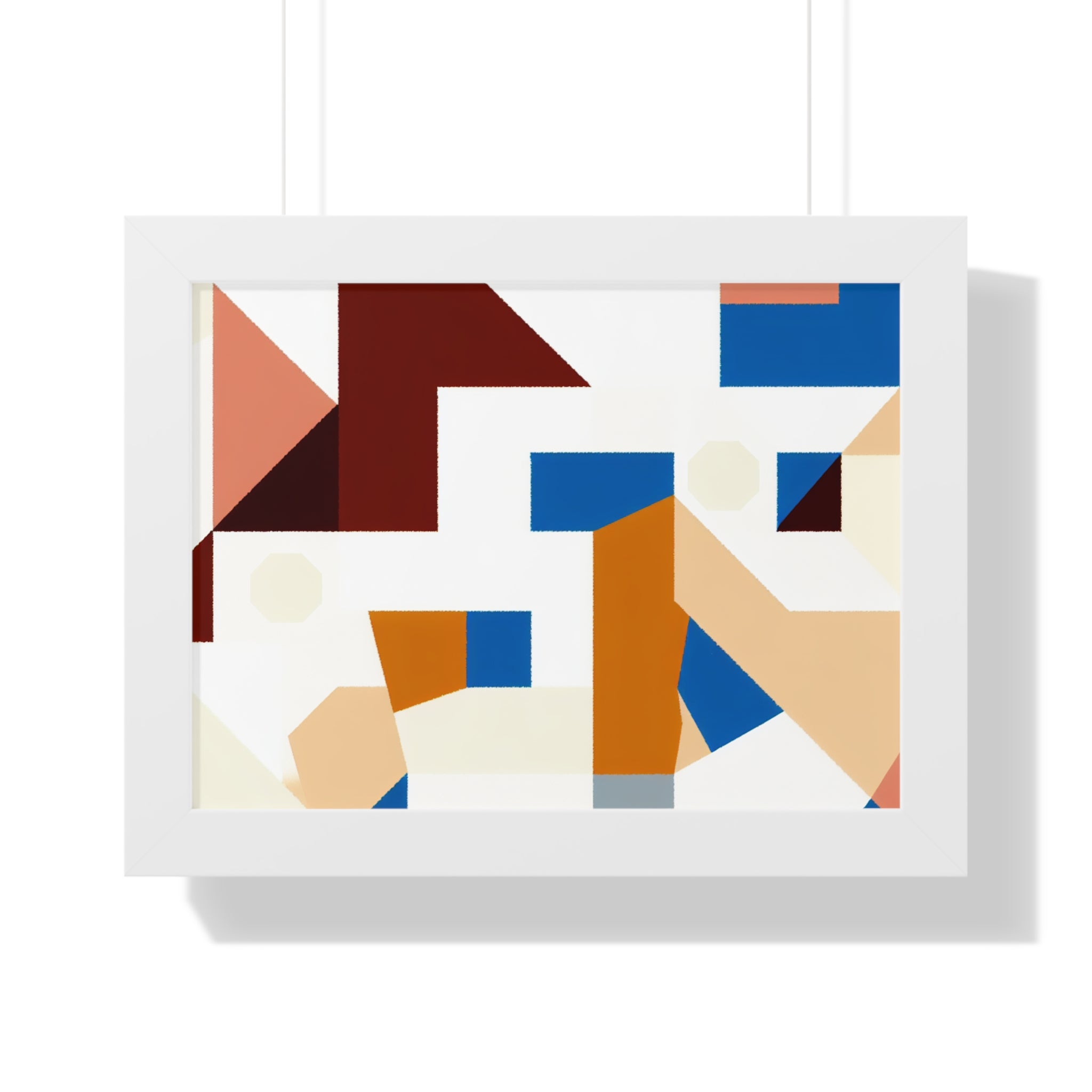 Rhythmic Fragments of Color | Framed Print