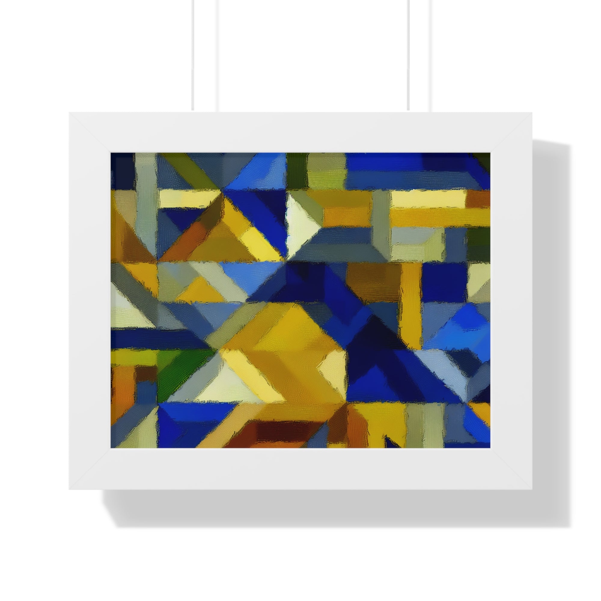 Fractured Vibrance and Motion | Framed Print