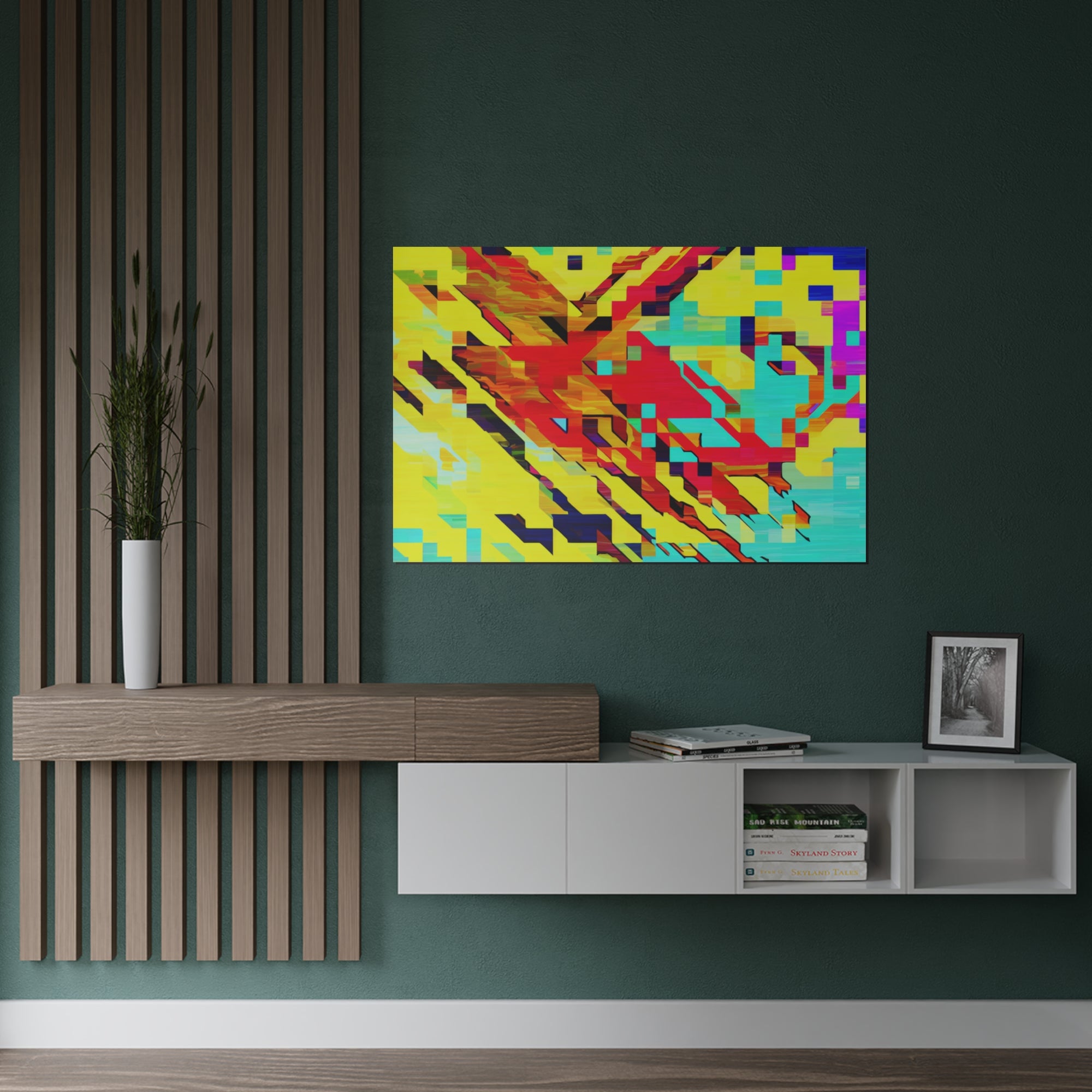 Euphoria in Pixels | Satin Print