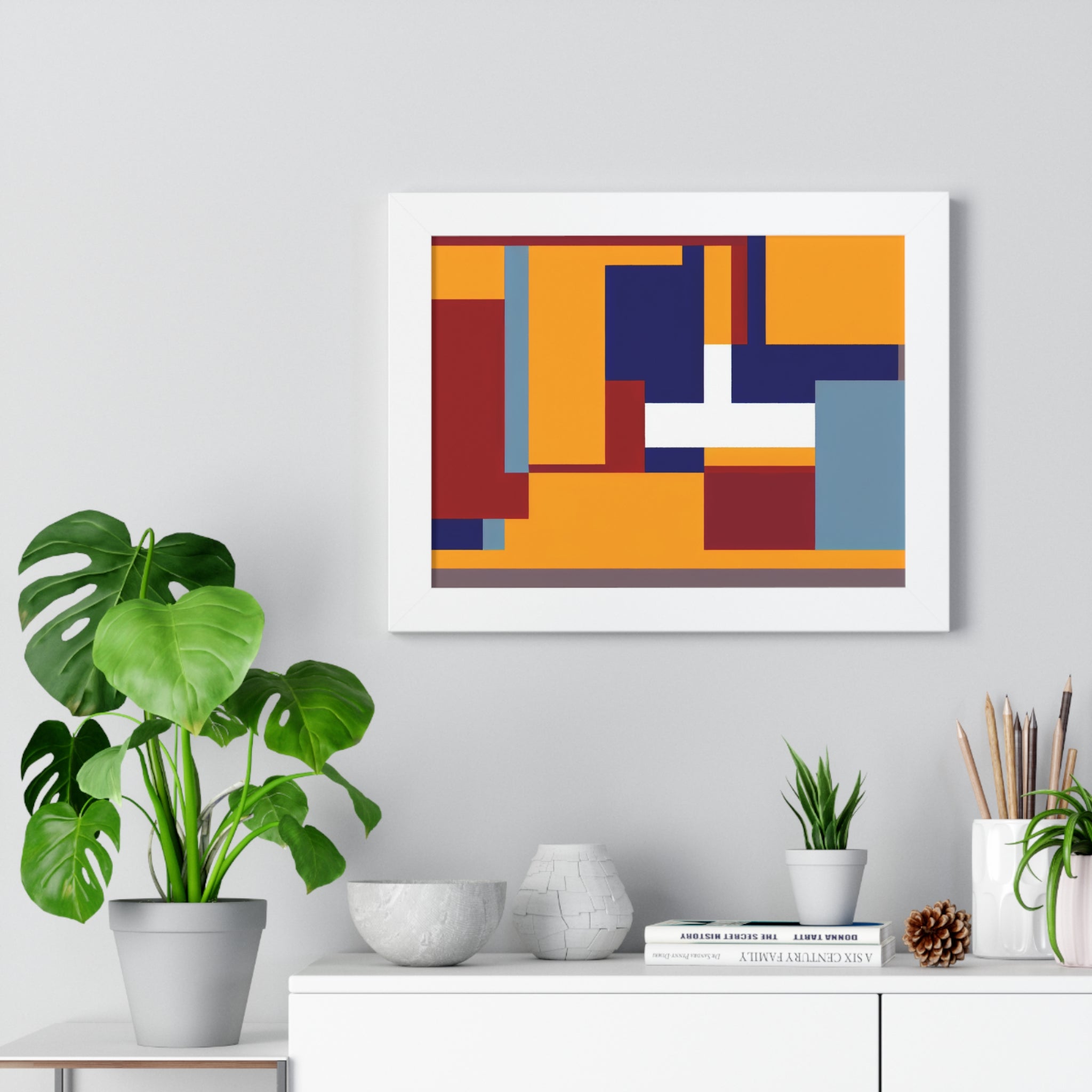 Harmony in Geometry | Framed Print