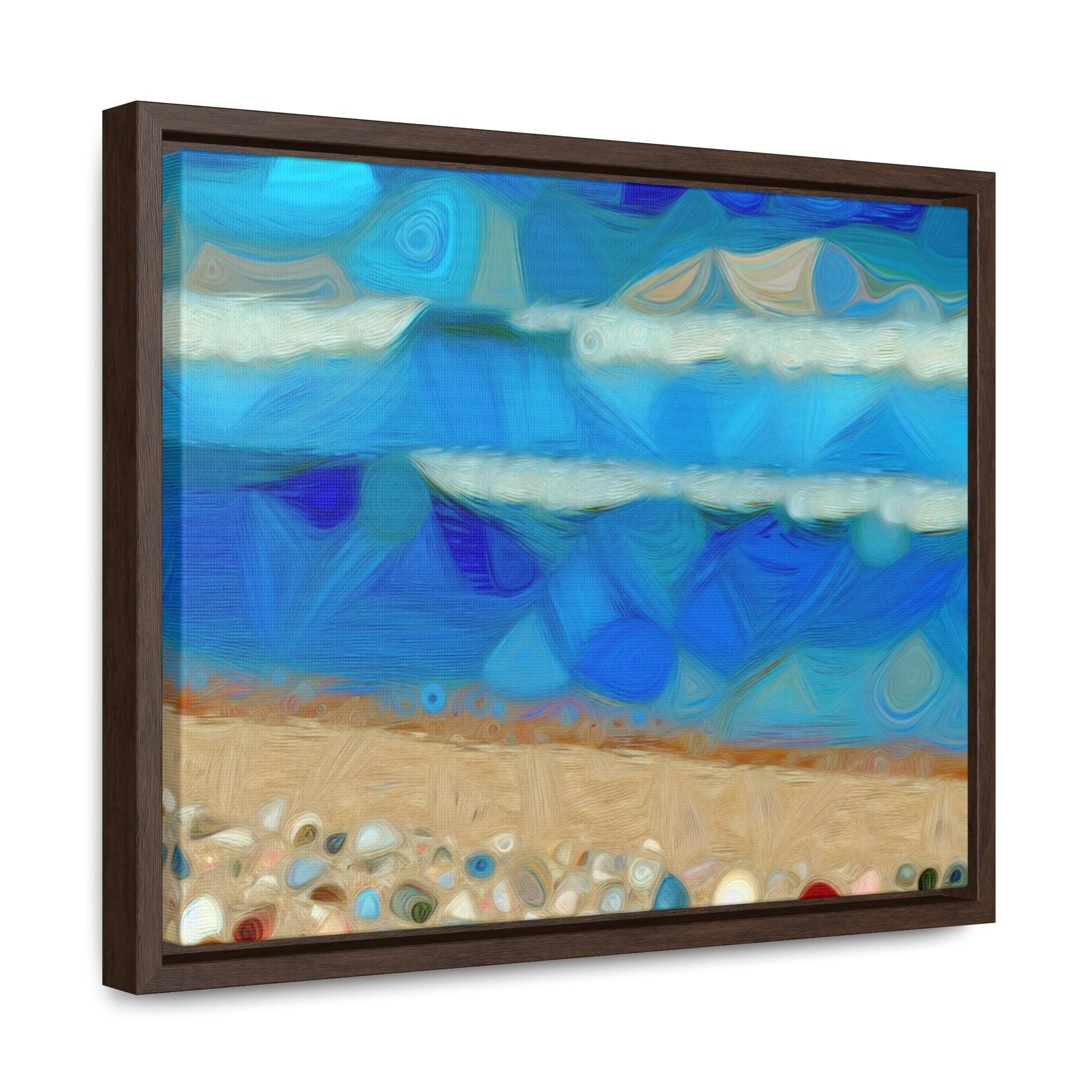 Whispers of Tidal Serenity | Framed Canvas