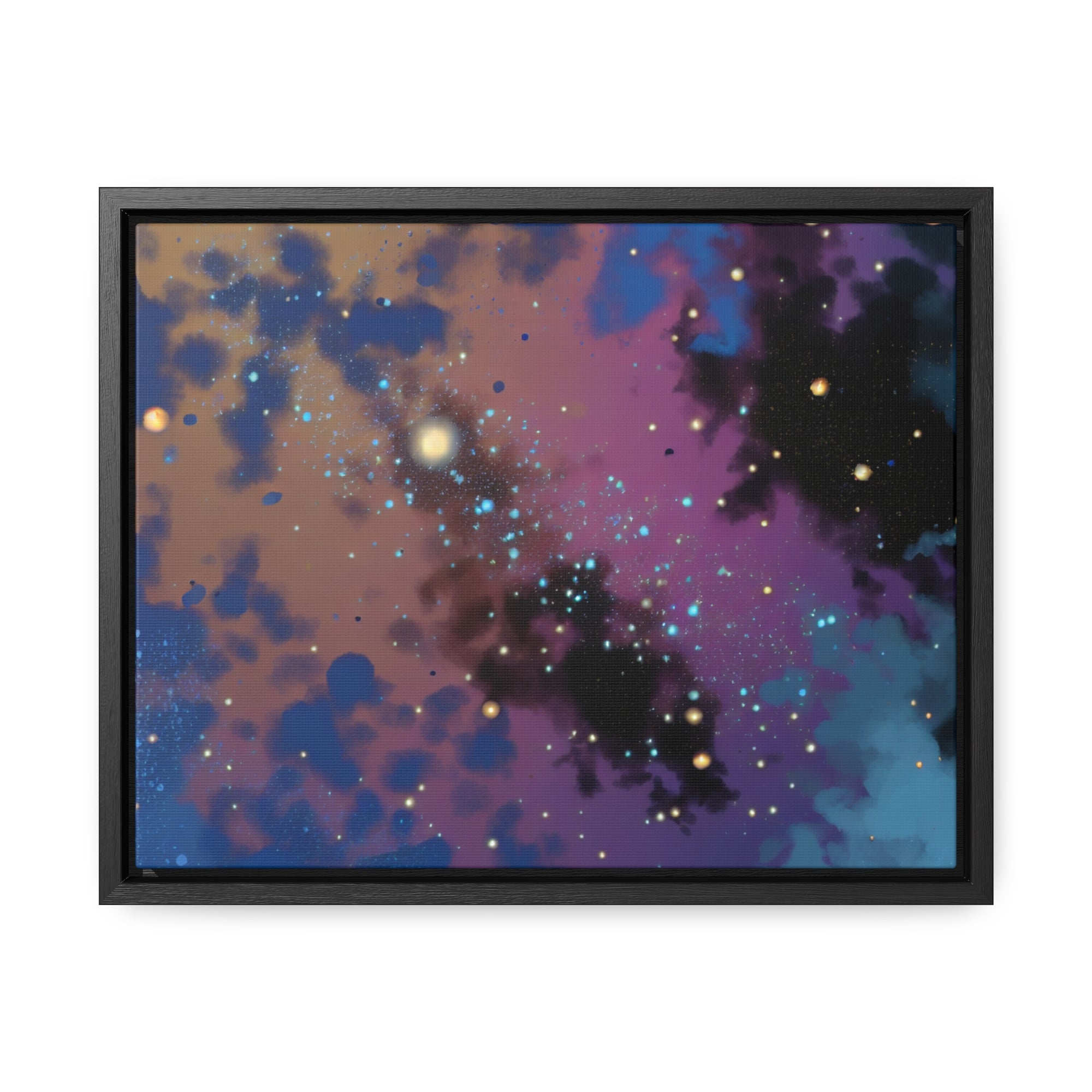 Galactic Whispers and Dreams | Framed Canvas