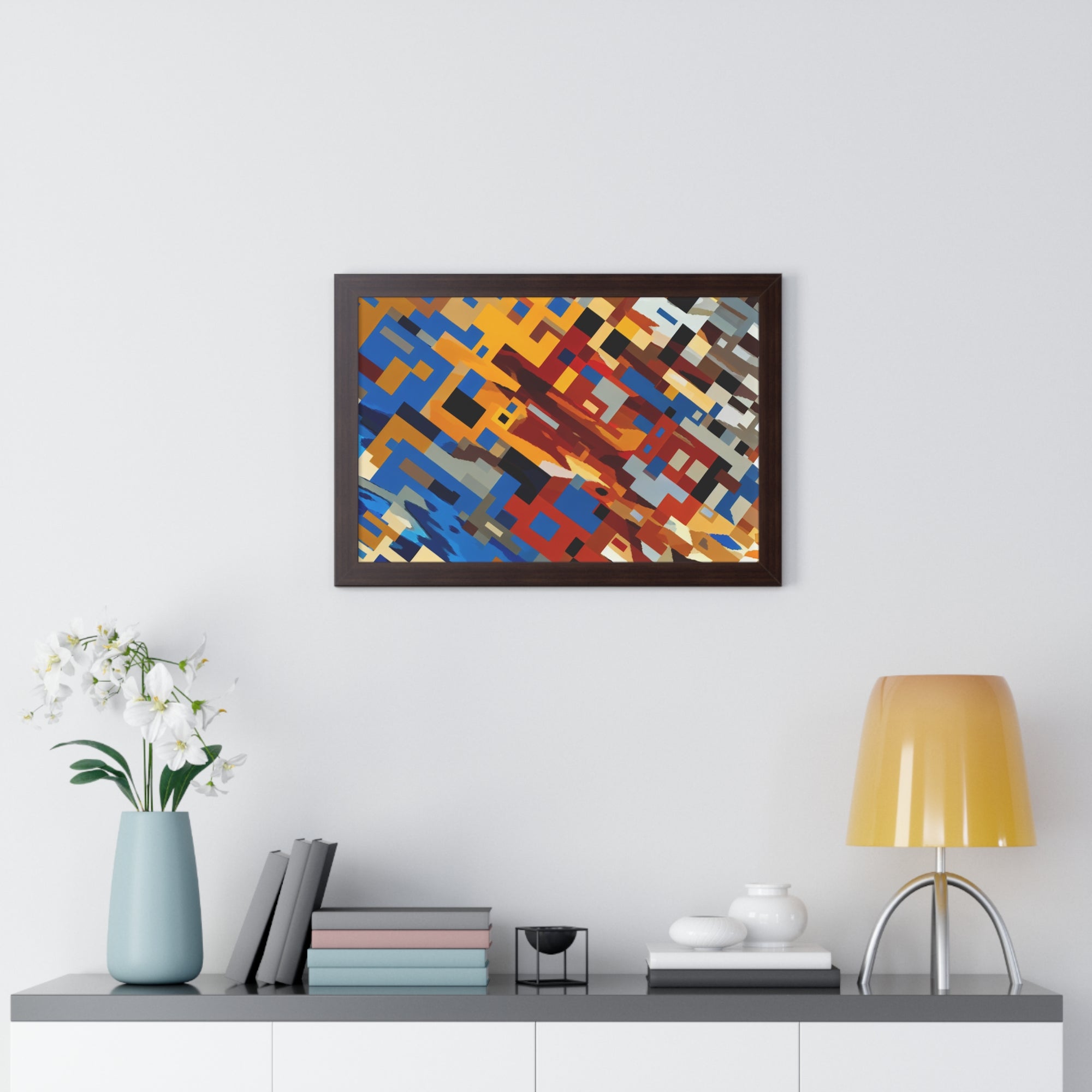 Urban Pulse and Shadows | Framed Print