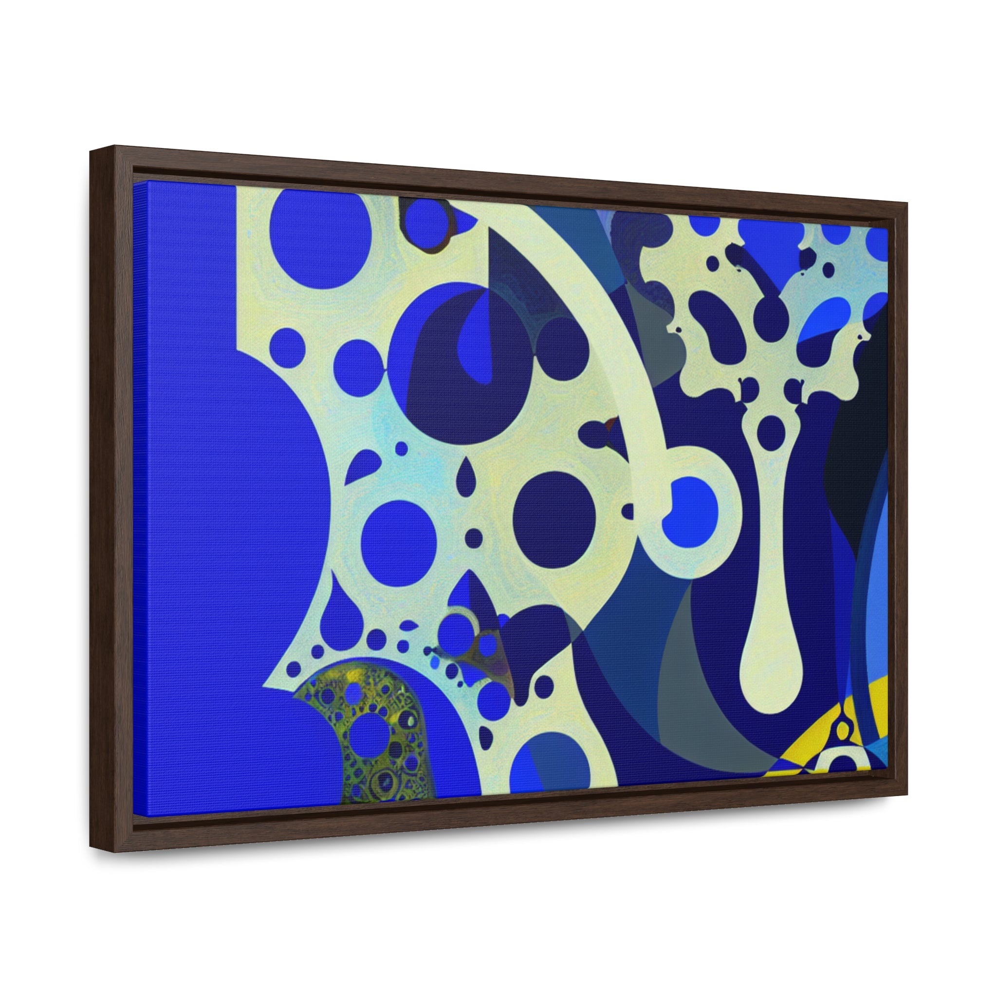 Fluid Dreams and Shadows | Framed Canvas