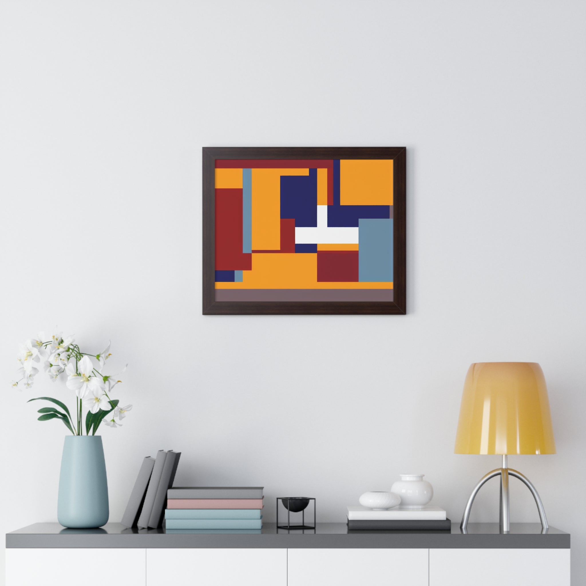 Harmony in Geometry | Framed Print