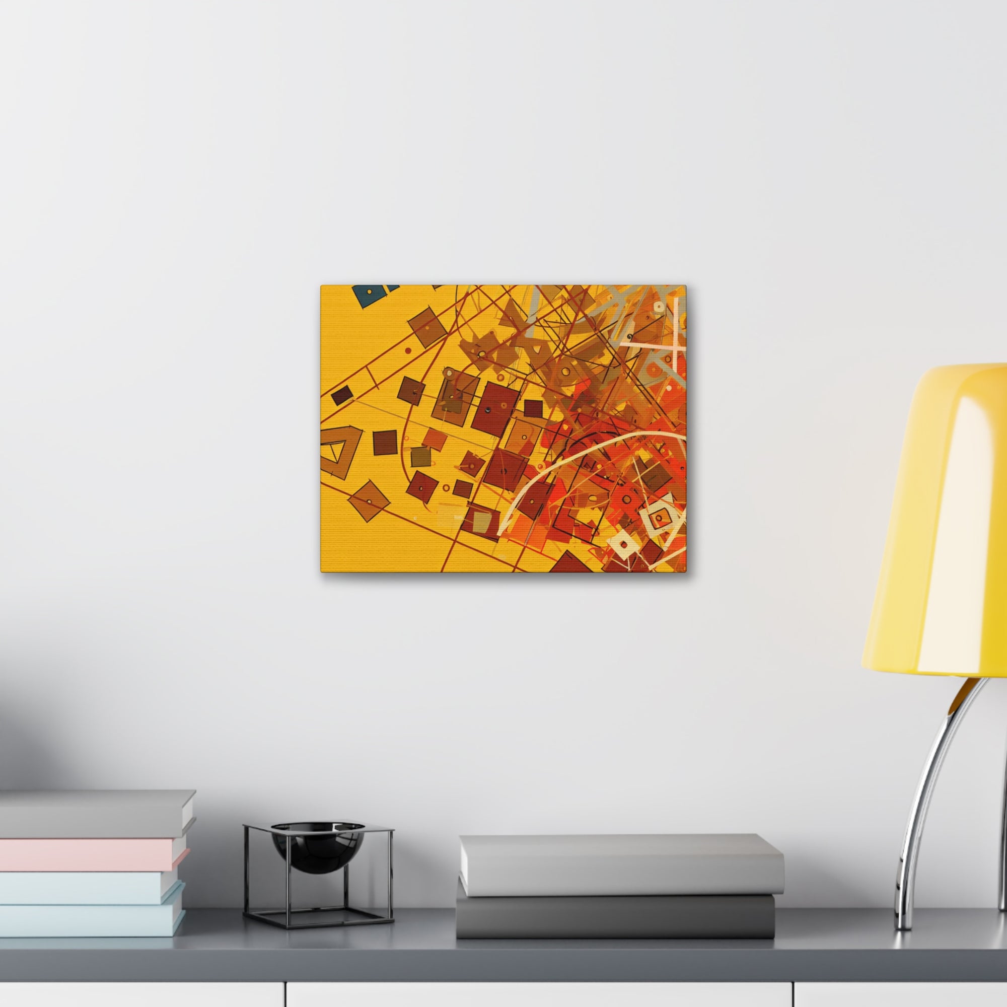 Vibrant Geometry Dance | Canvas