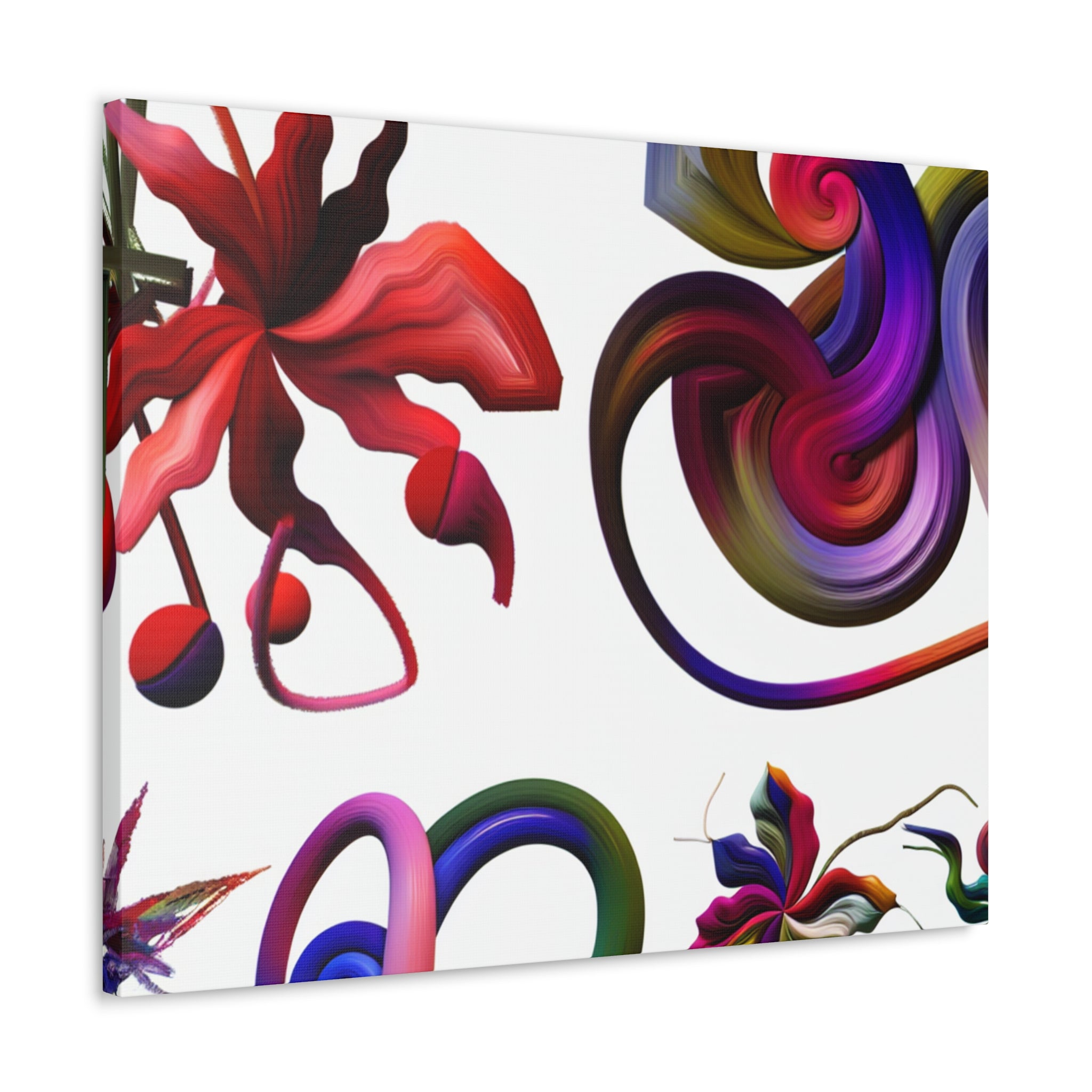 Botanical Whirl and Bloom | Canvas