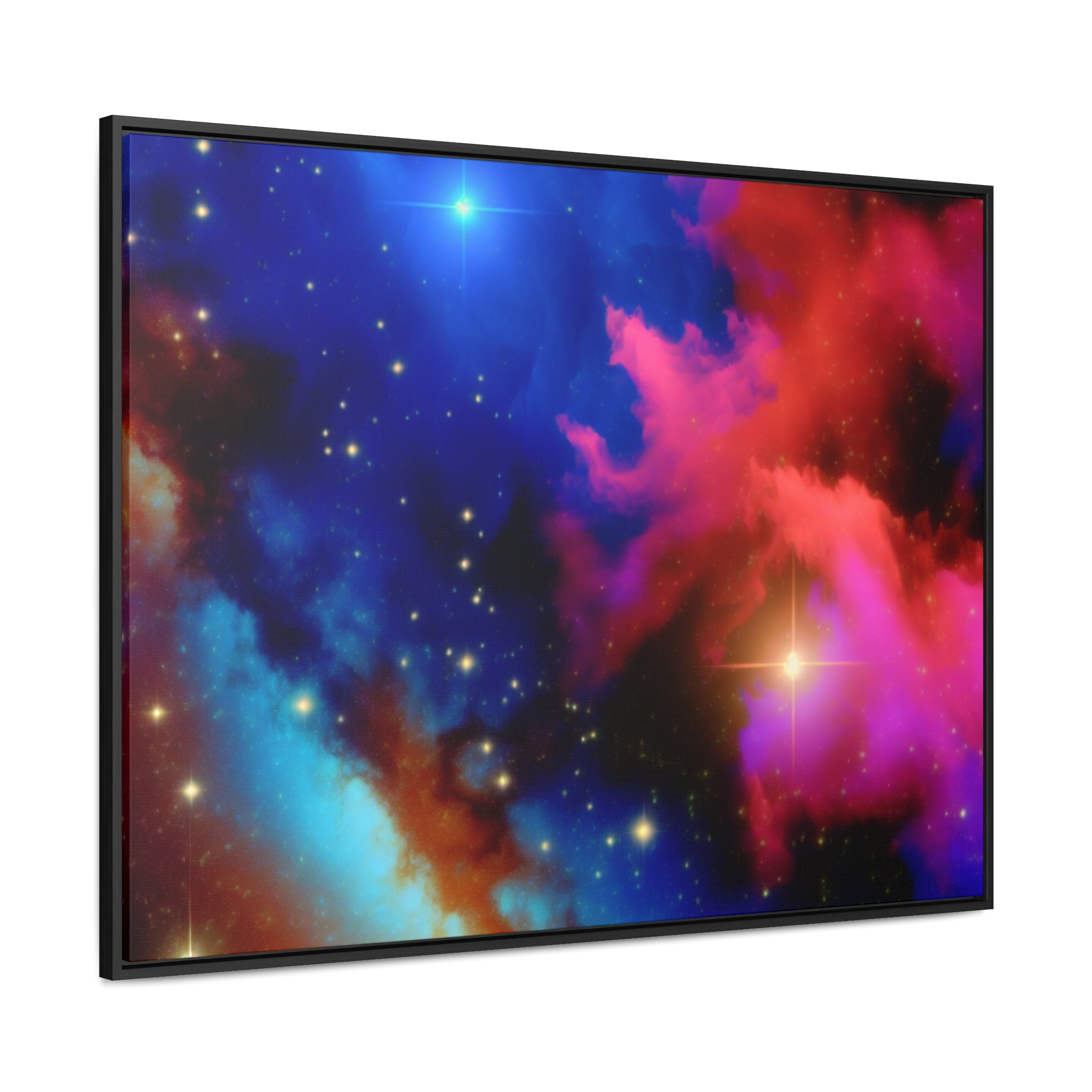 Celestial Whirl and Daze | Framed Canvas