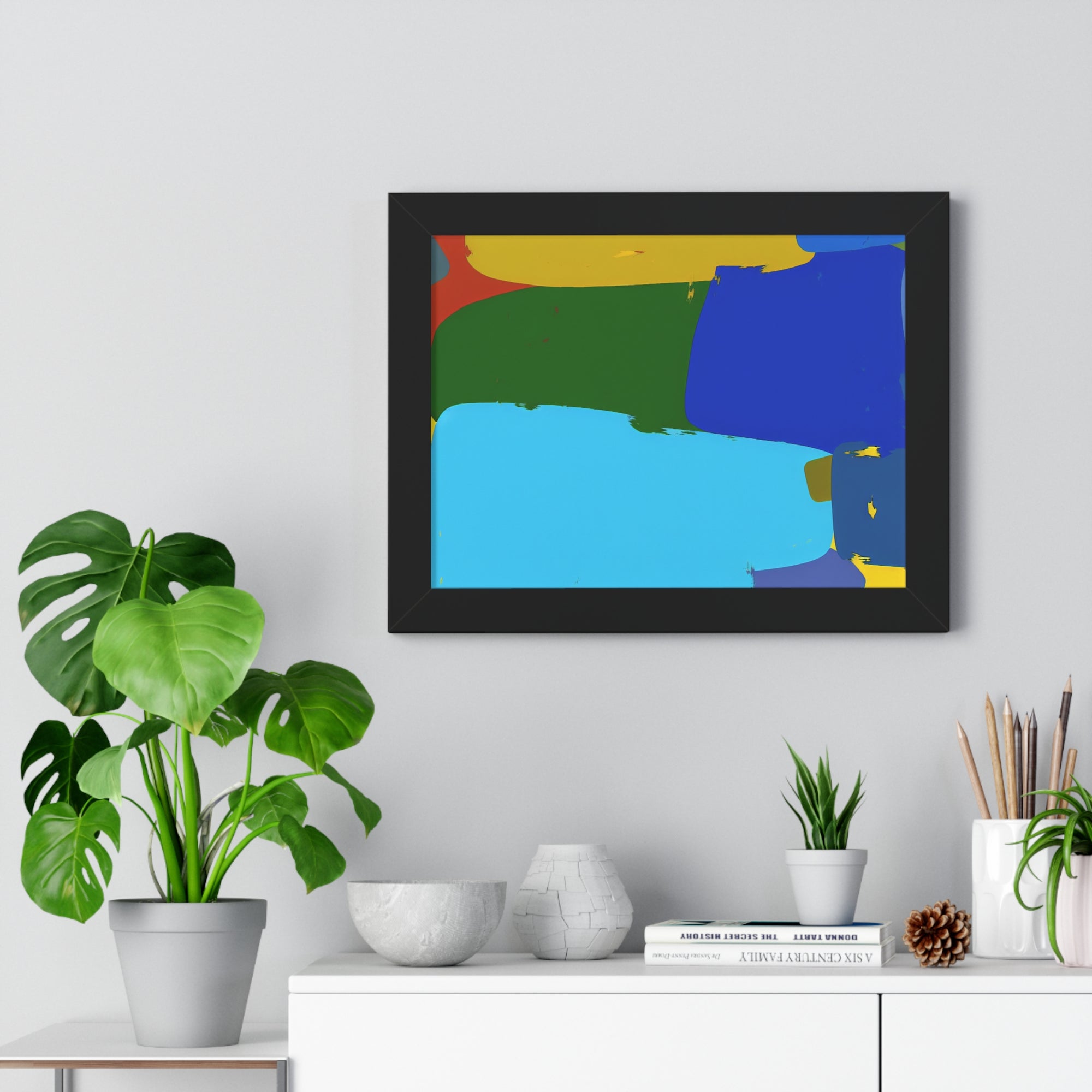 Vibrant Echoes of Energy | Framed Print