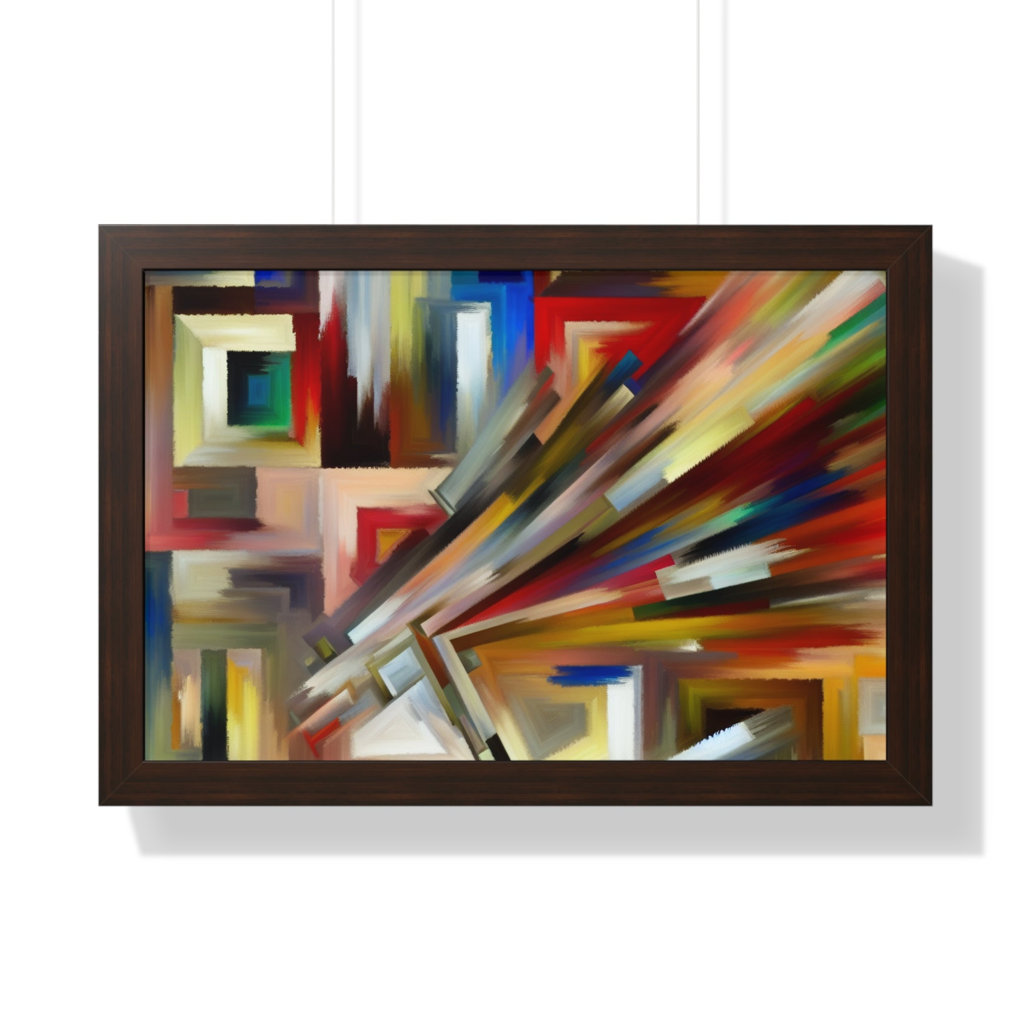 Urban Velocity and Chaos | Framed Print