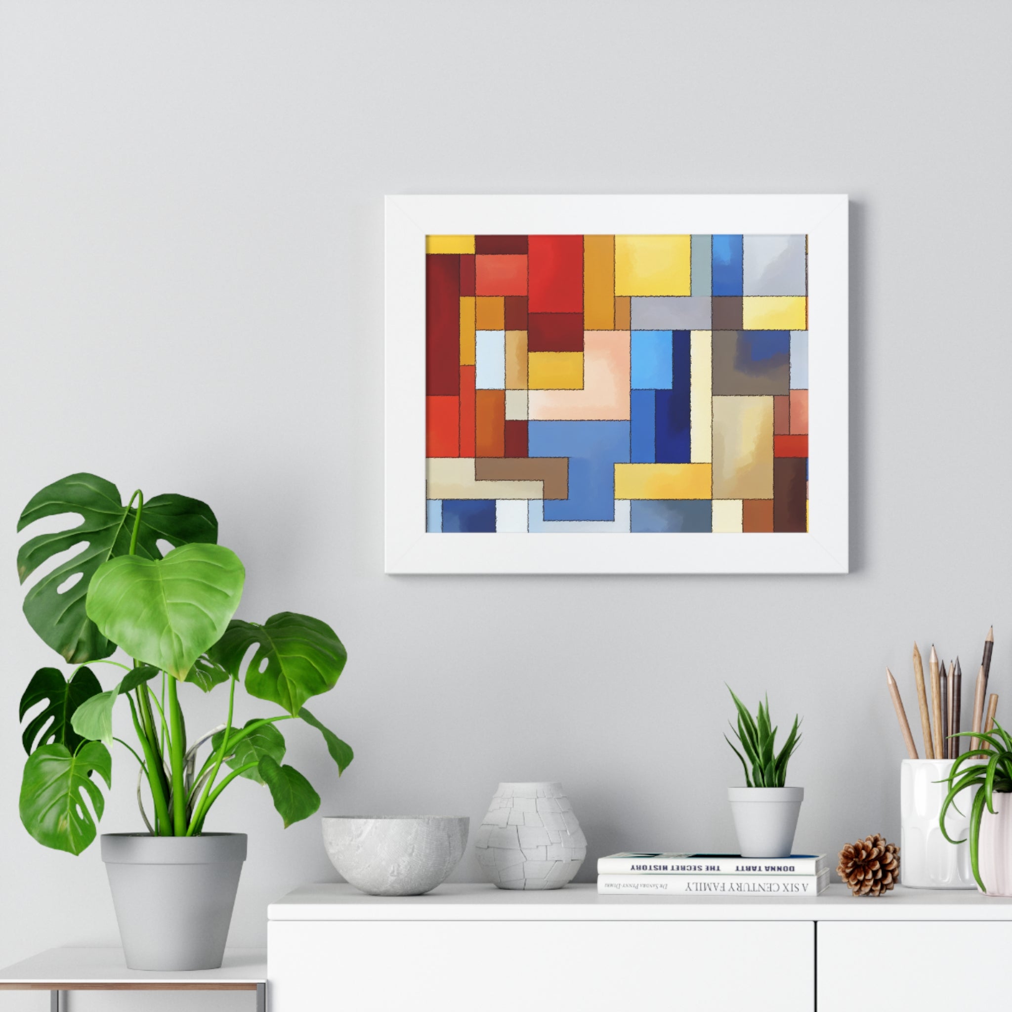 Fragmented Resonance | Framed Print