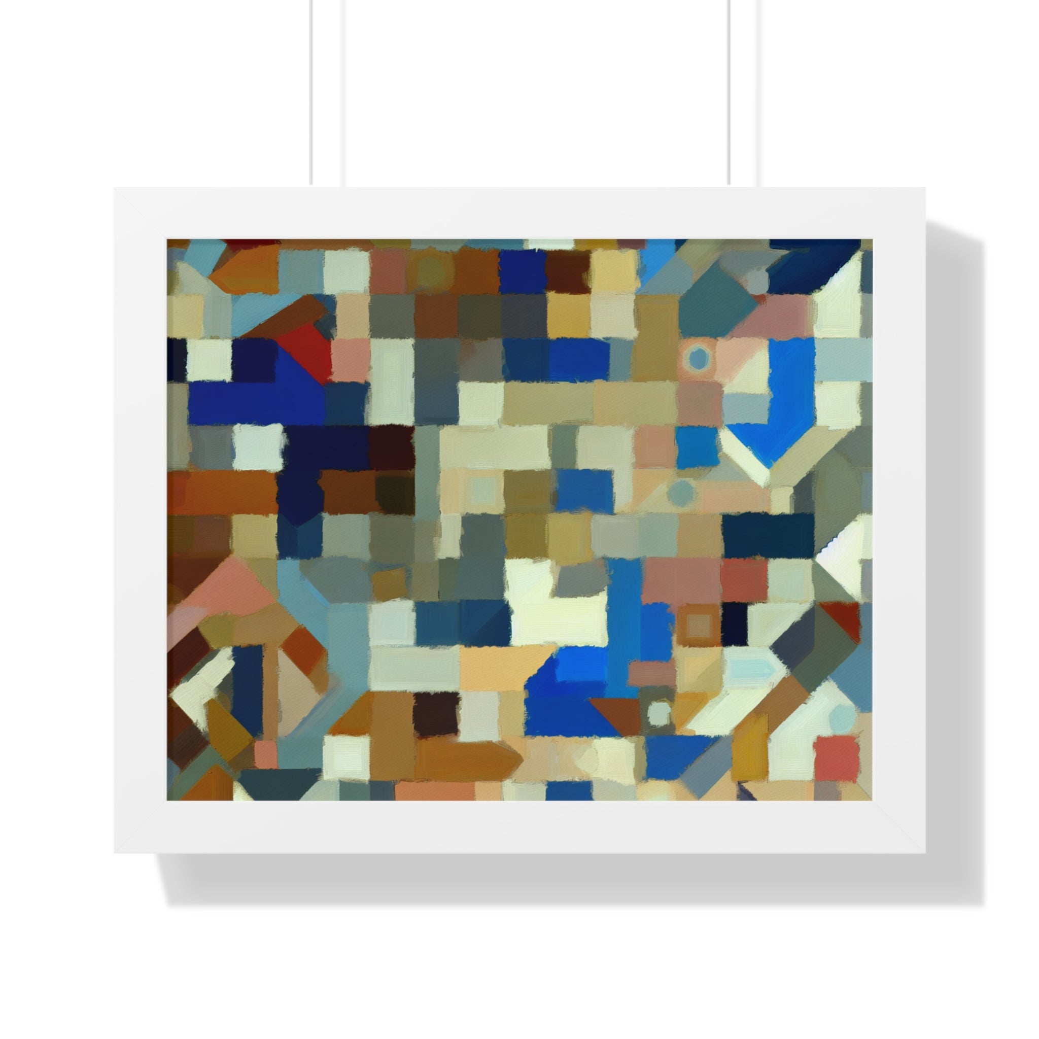 Fractured Symphony of Color | Framed Print