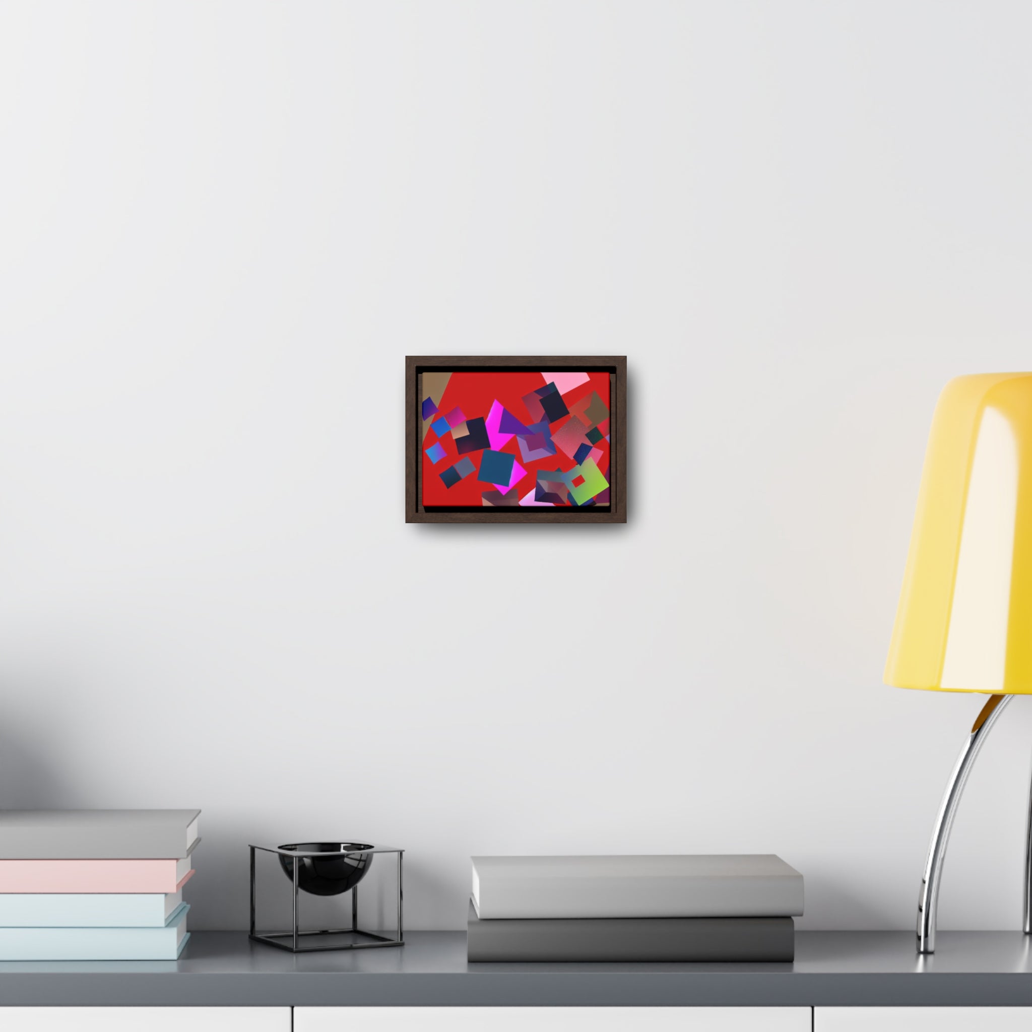 Vibrant Square Serenade | Framed Canvas