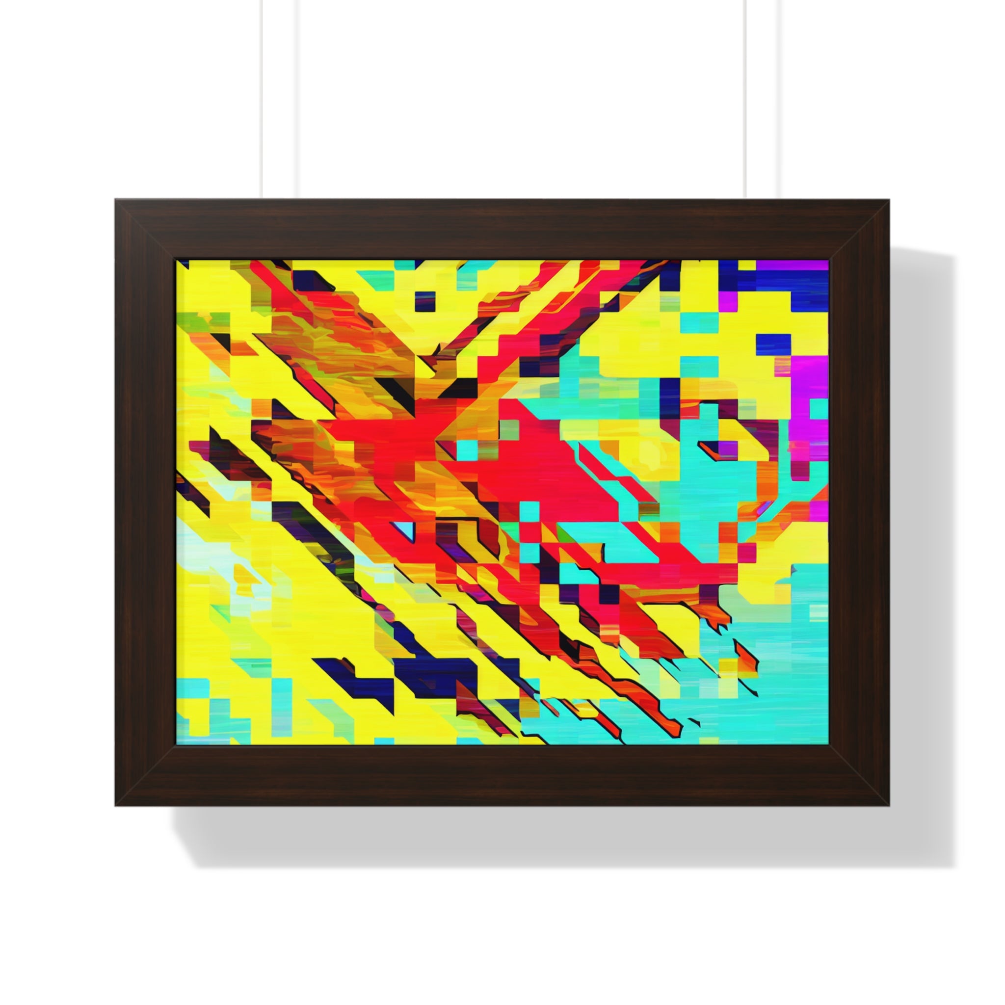 Euphoria in Pixels | Framed Print