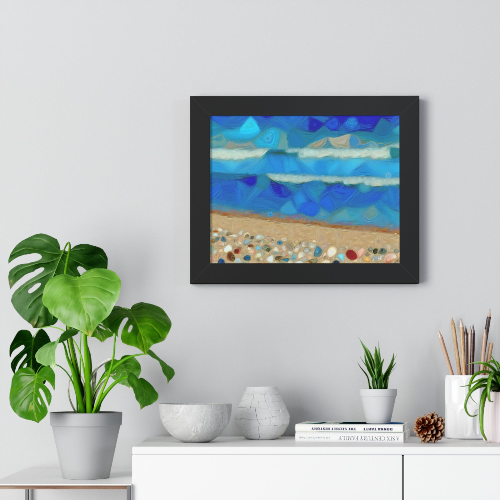 Whispers of Tidal Serenity | Framed Print