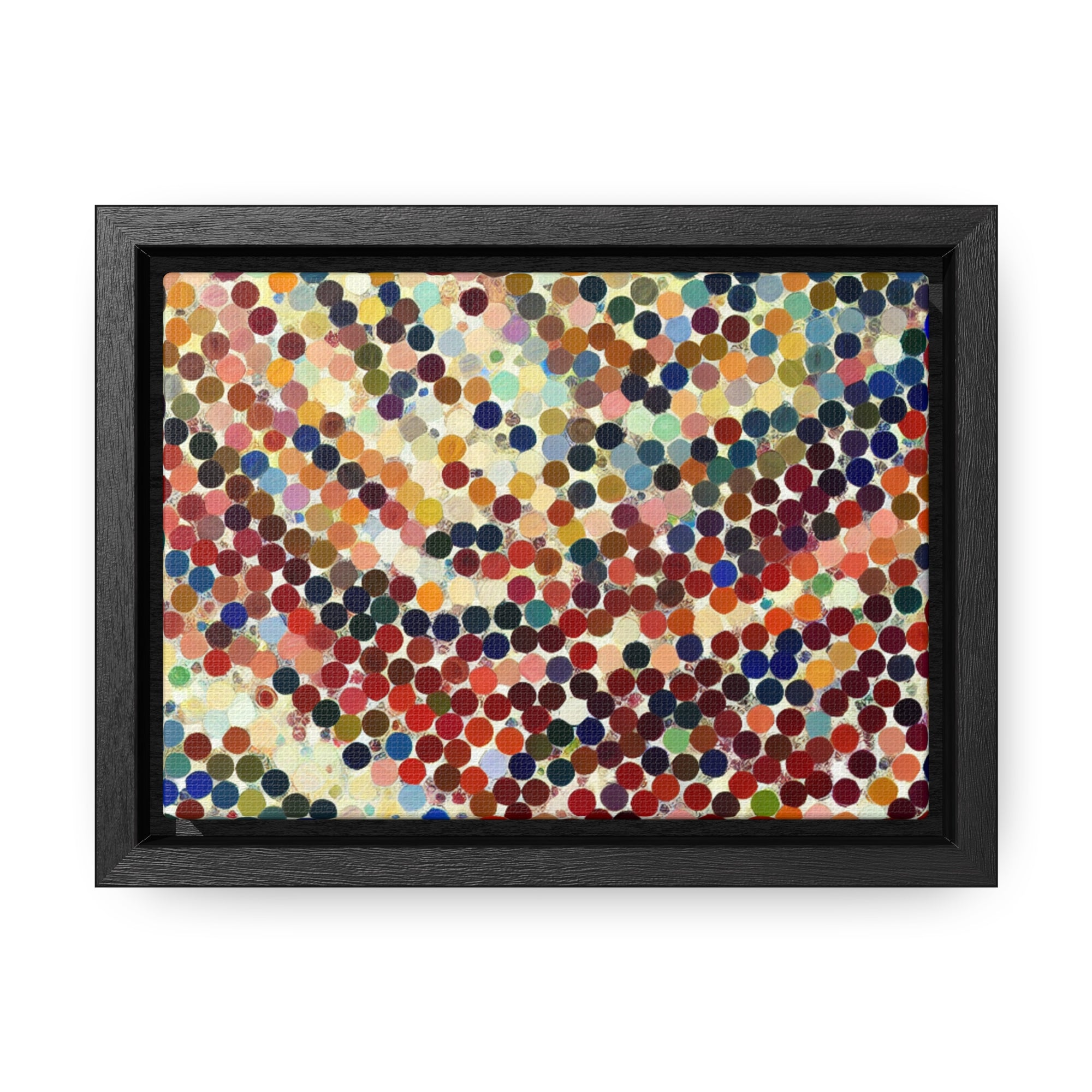 Waves of Colorful Whispers | Framed Canvas