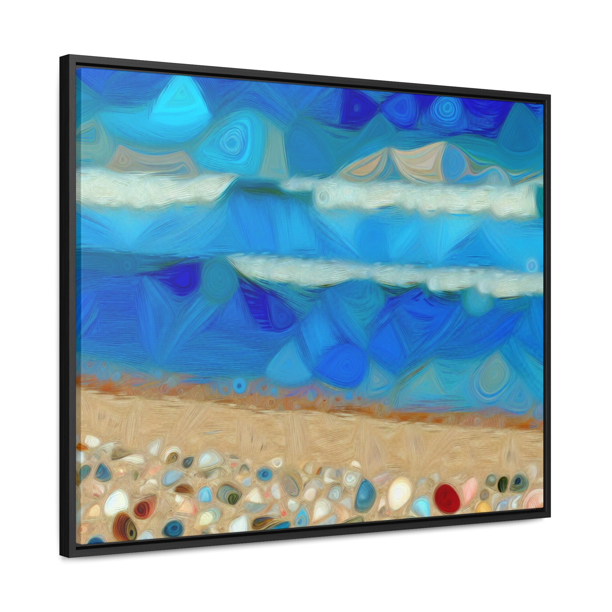 Whispers of Tidal Serenity | Framed Canvas